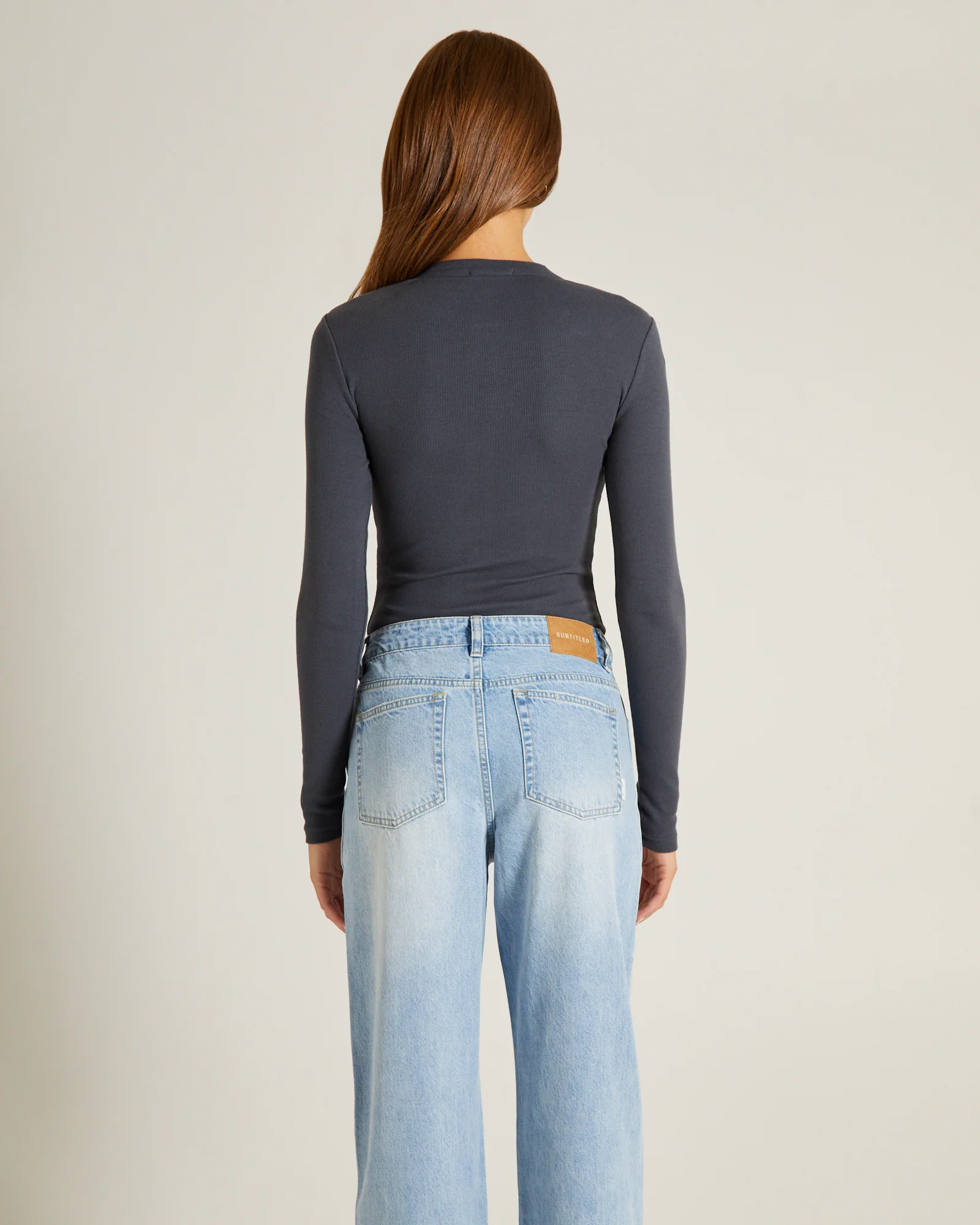 Button Front Long Sleeve Bodysuit - Image 2