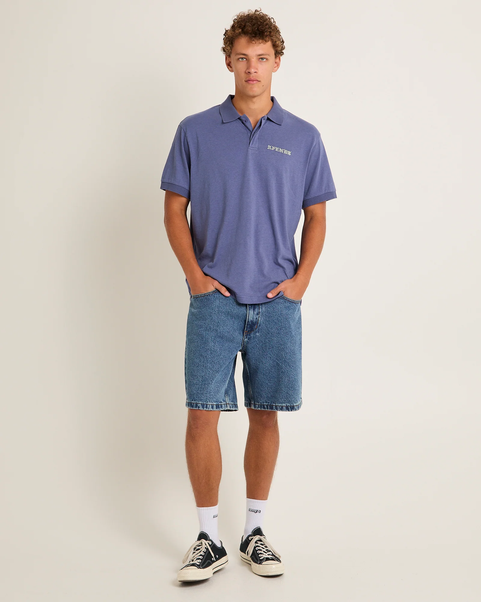 Byron Trip Short Sleeve Polo Shirt - Image 3