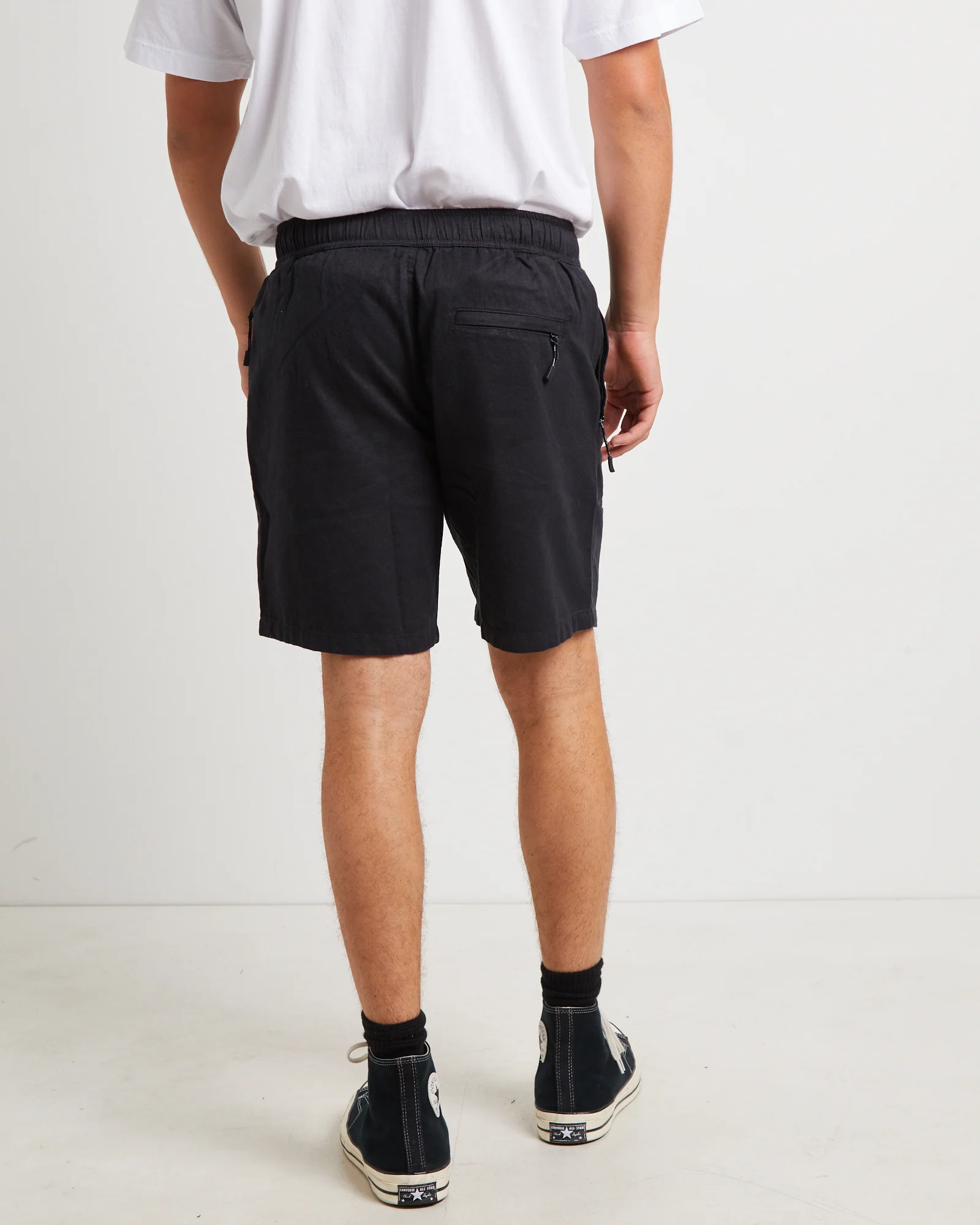 Cabal Hemp Technical Shorts in Black - Image 2