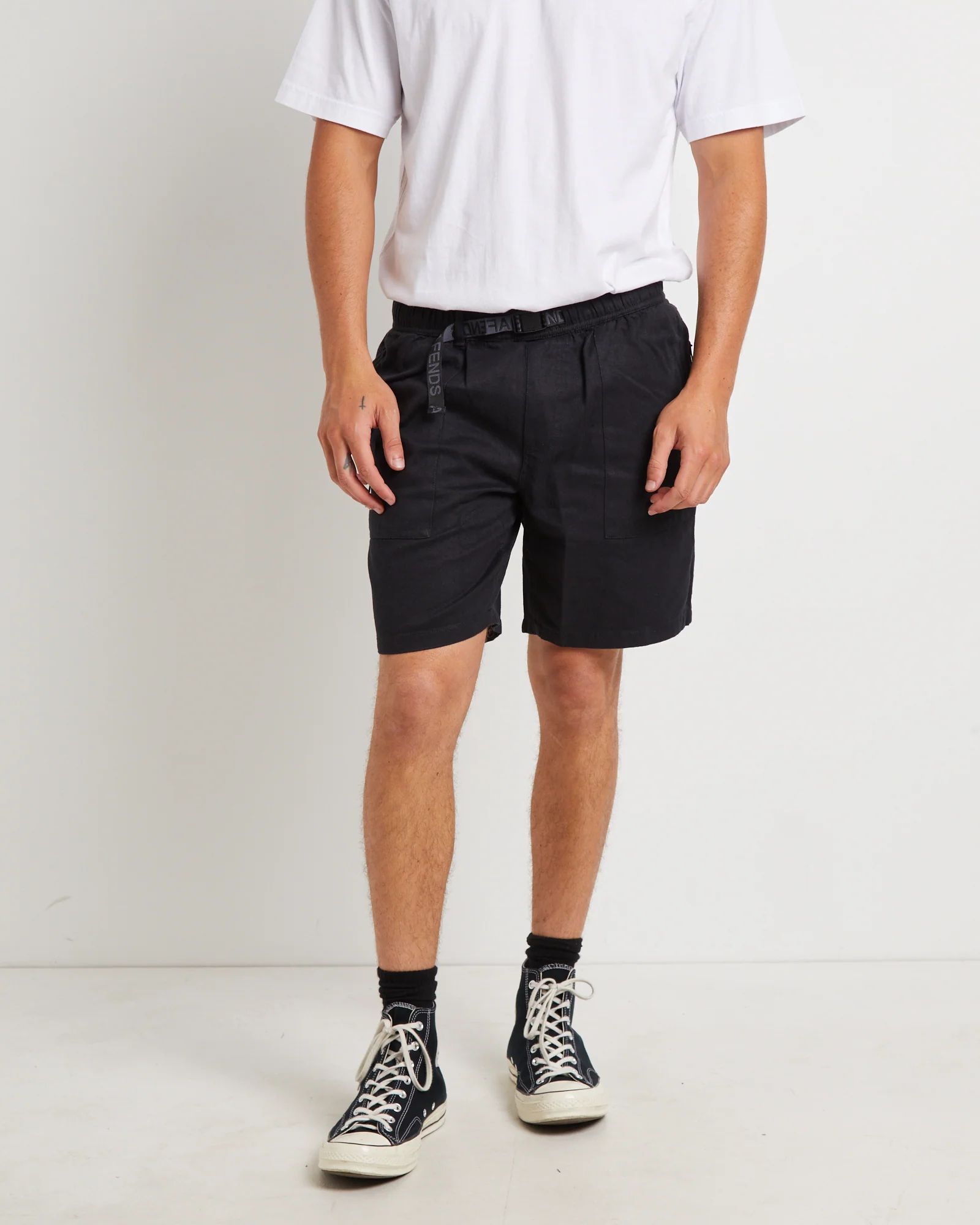 Cabal Hemp Technical Shorts in Black - Image 4