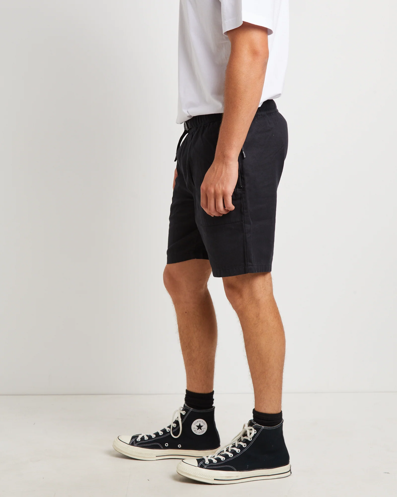 Cabal Hemp Technical Shorts in Black - Image 5