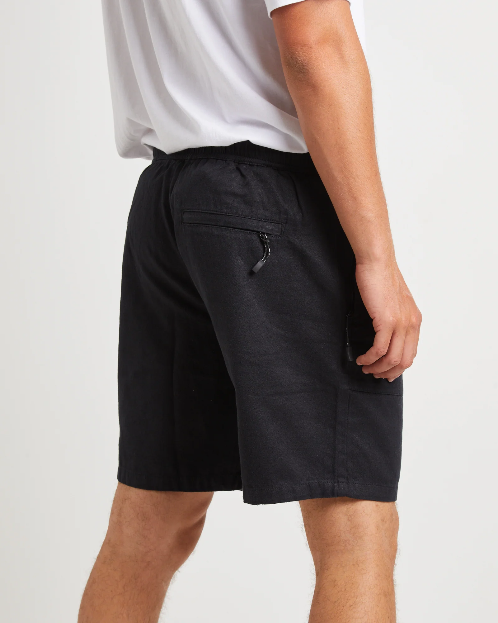 Cabal Hemp Technical Shorts in Black - Image 6
