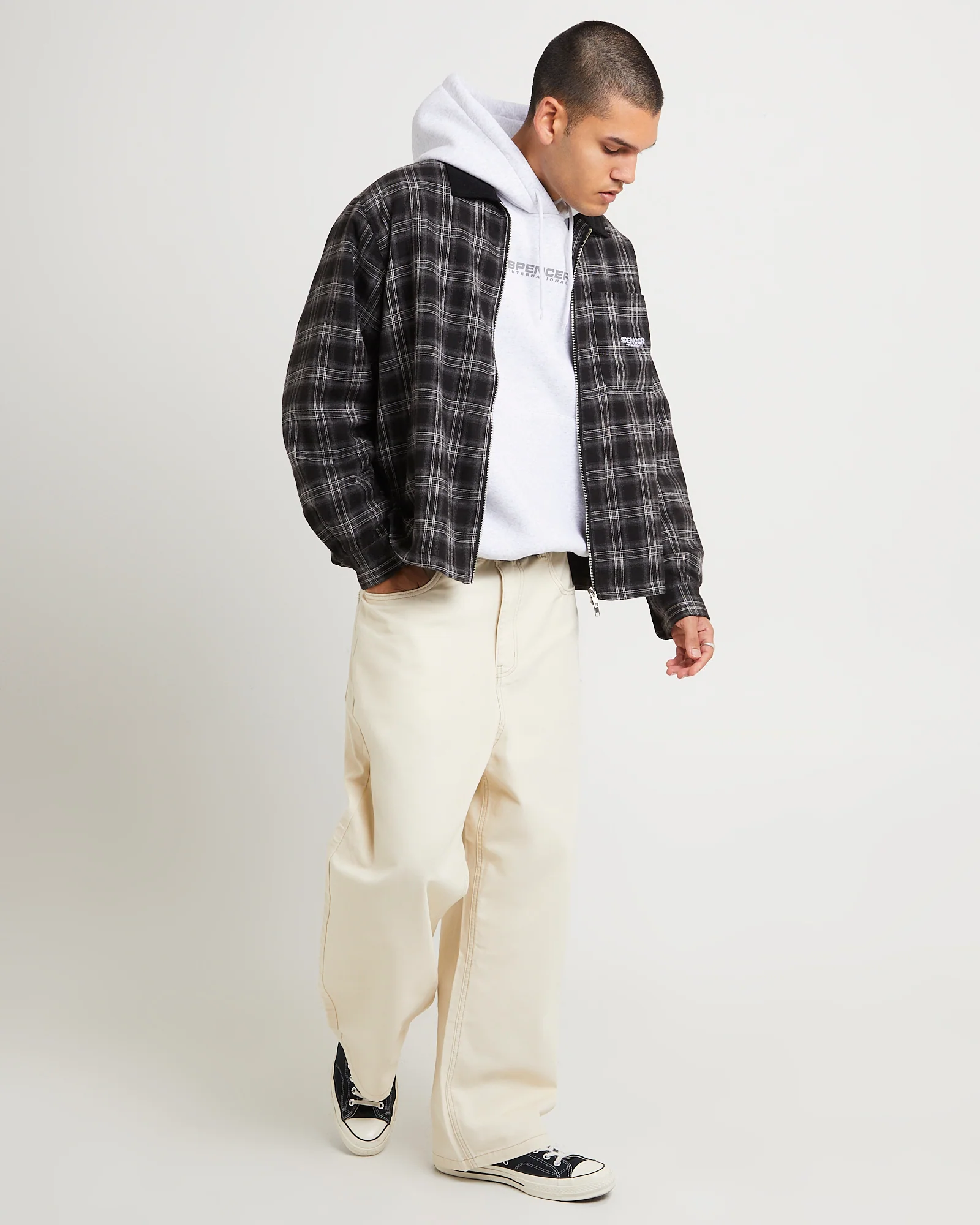 Caden Zip  Long Sleeve Shirt - Image 3