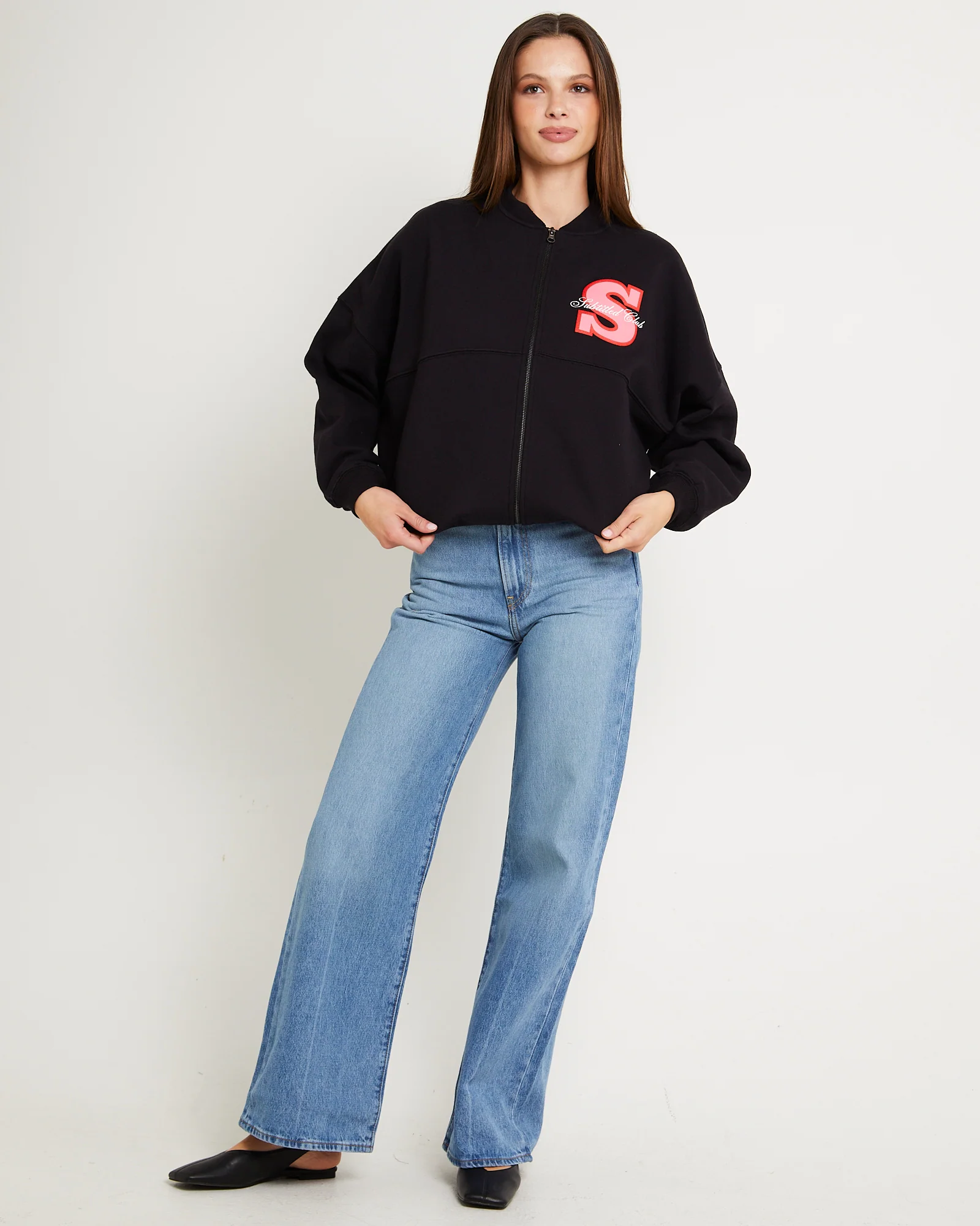 California Club Zip Bomber Jacket - Image 4