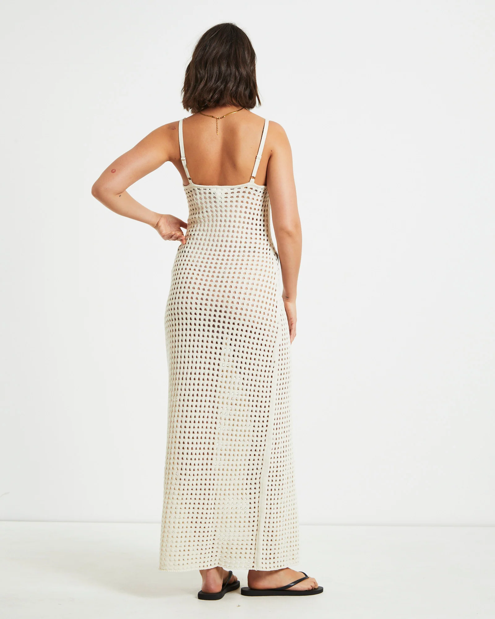 Calypso Crochet Midi Dress - Image 2