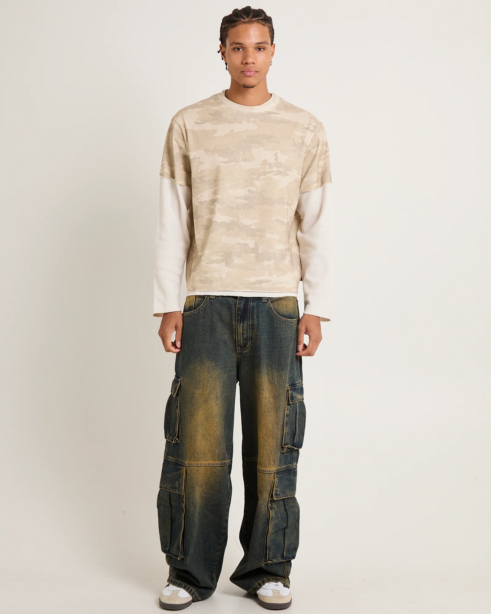 Camo Double Sleeves T-Shirt - Image 3