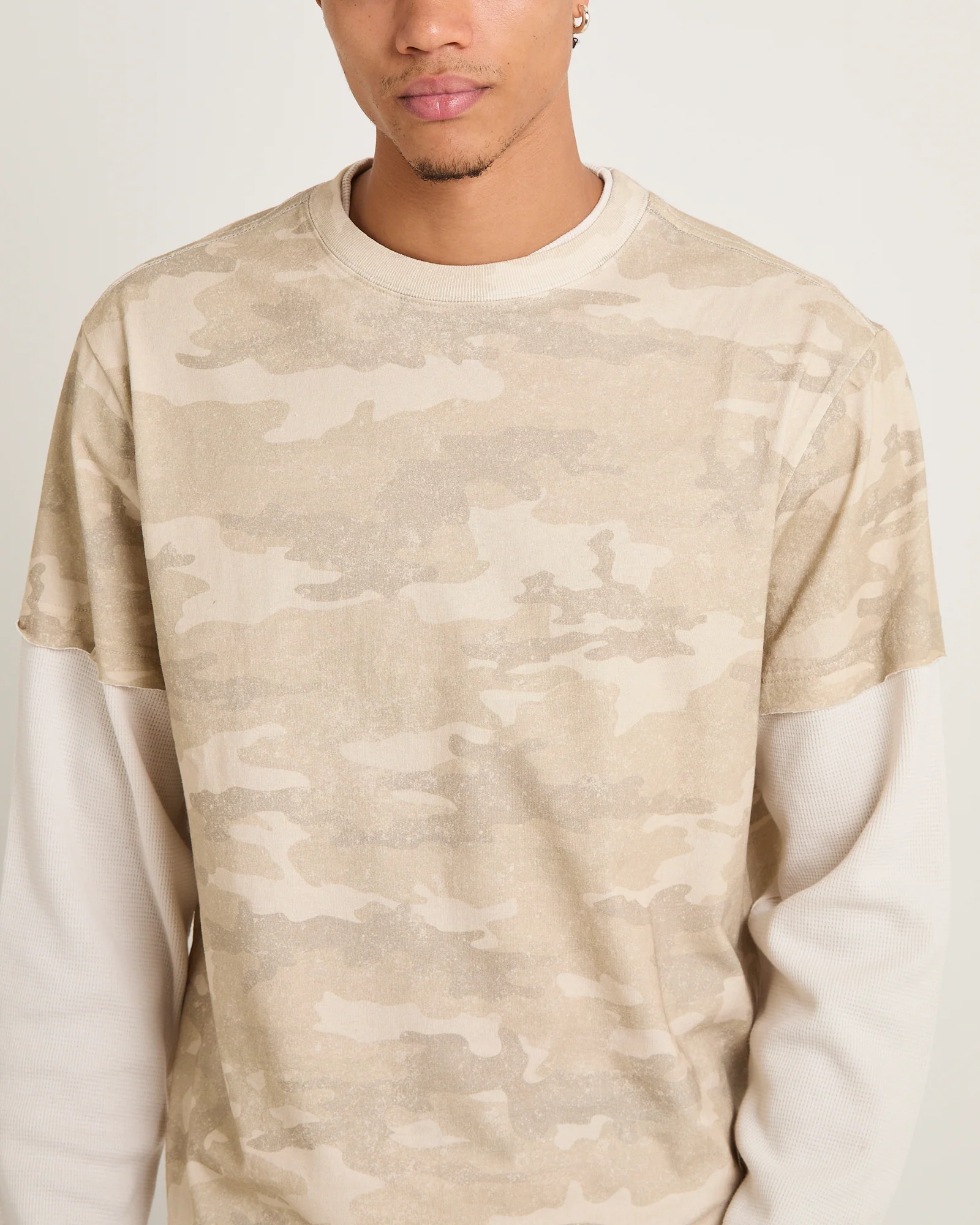 Camo Double Sleeves T-Shirt - Image 5