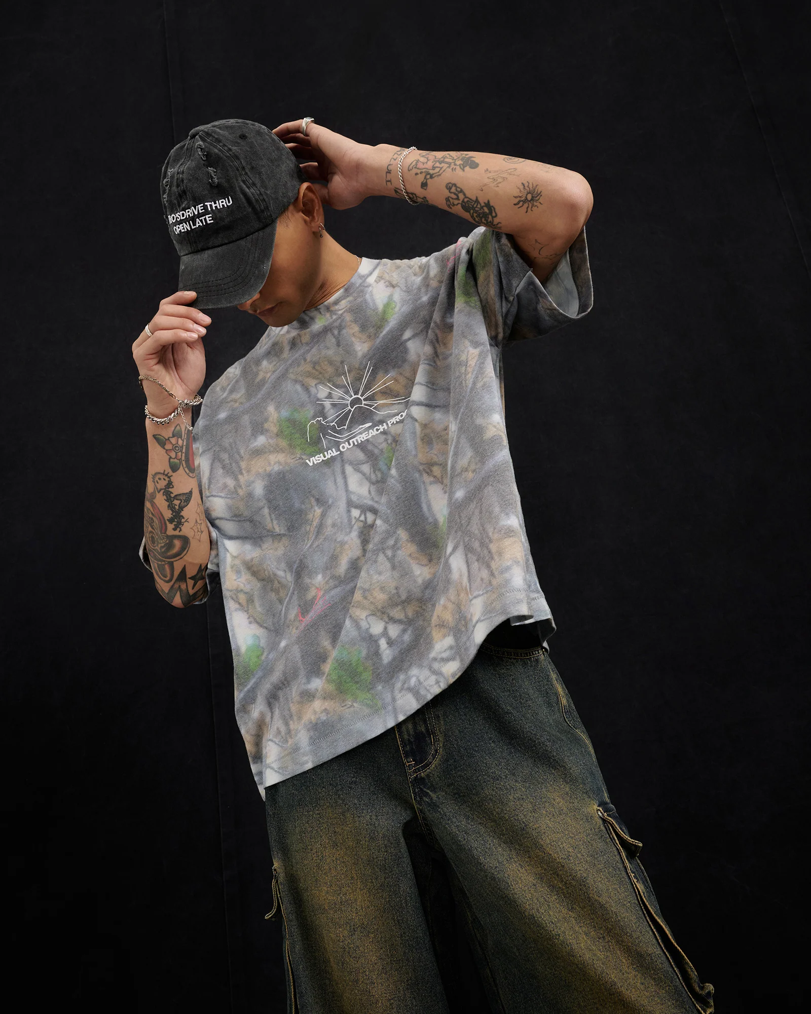 Camo Mountains T-Shirt - Image 4