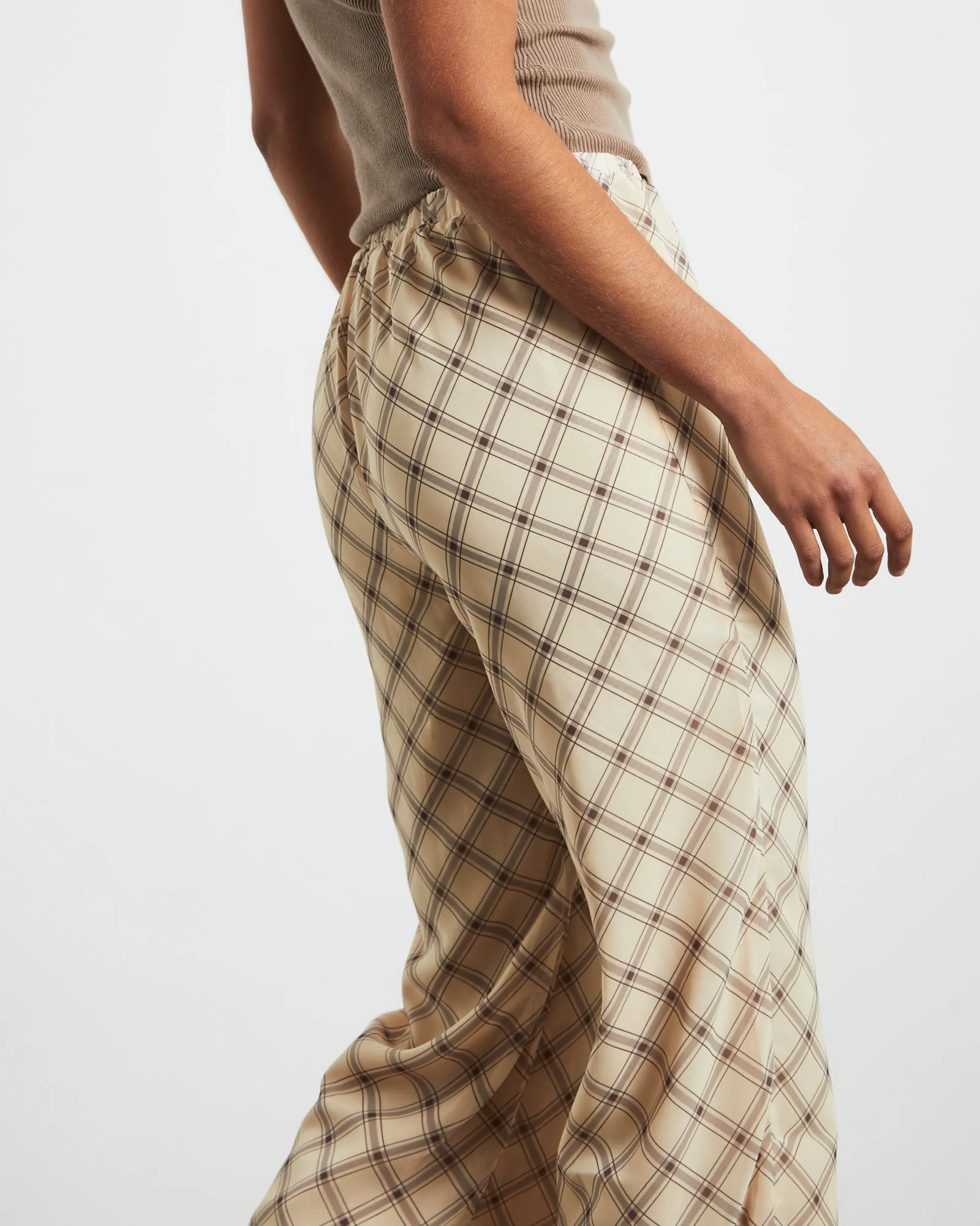 Candice Pants in Check Print - Image 6
