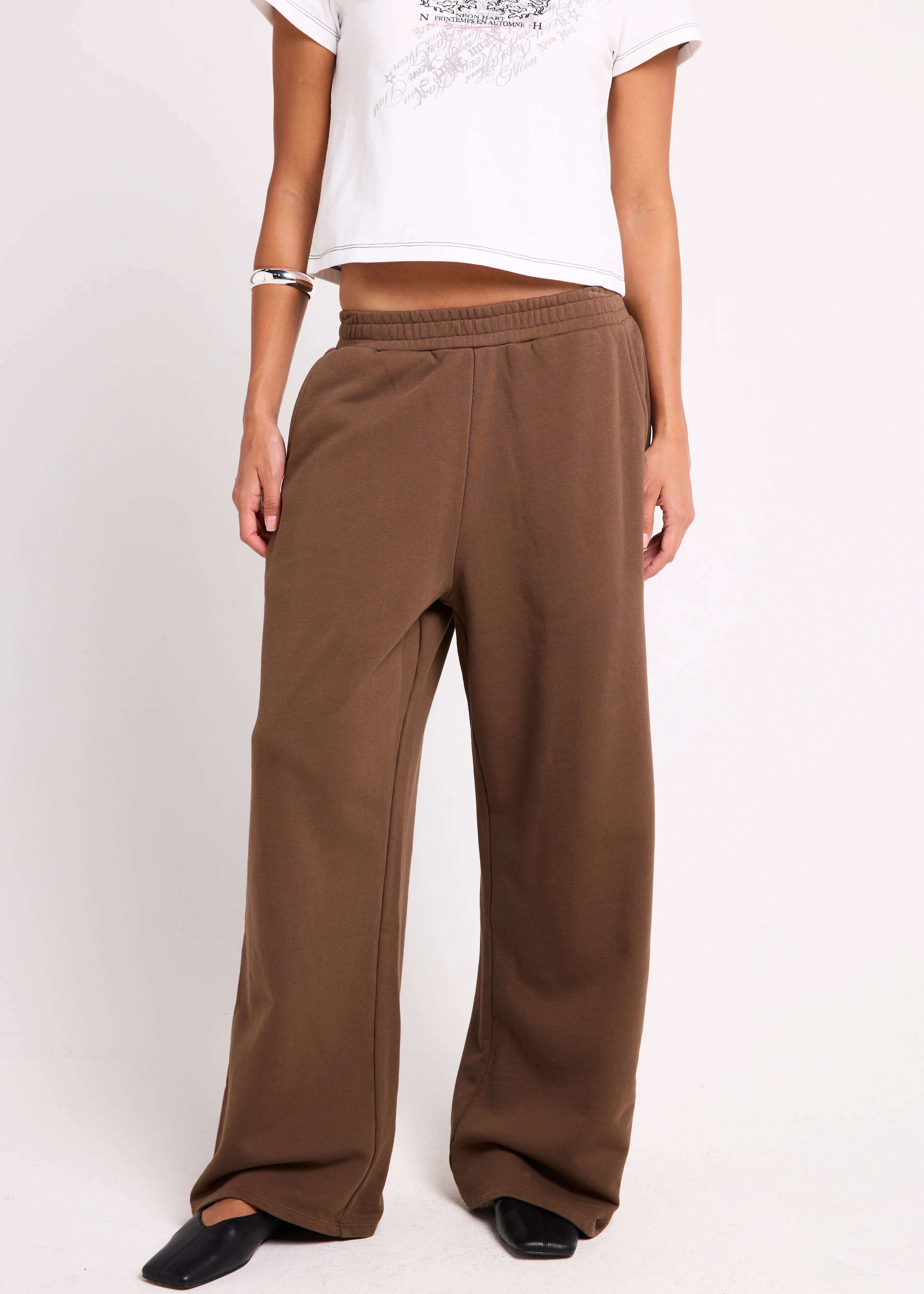 Cannes Wide Leg Fleece Pants - Image 2