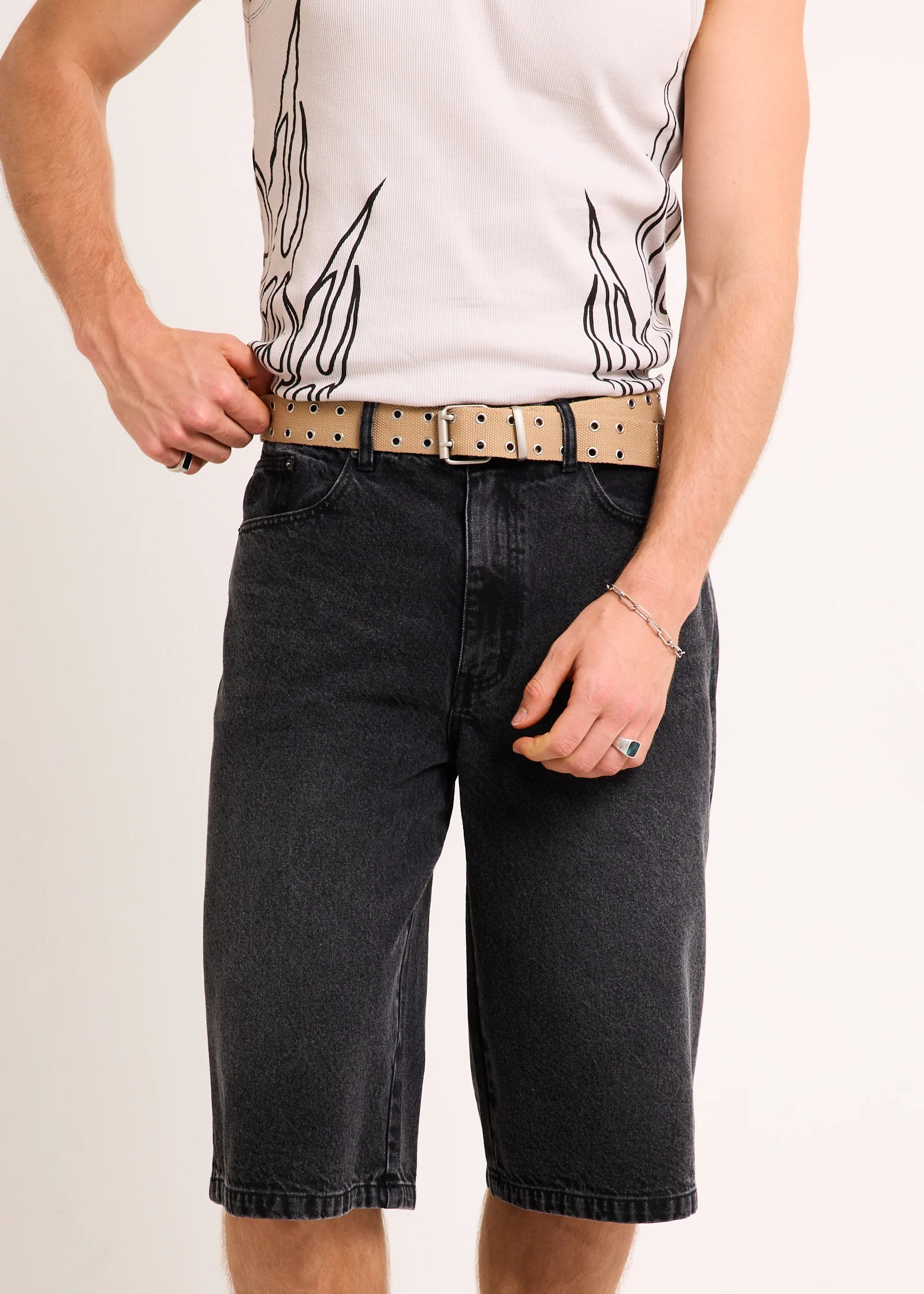 Canvas Double Eyelet Belt