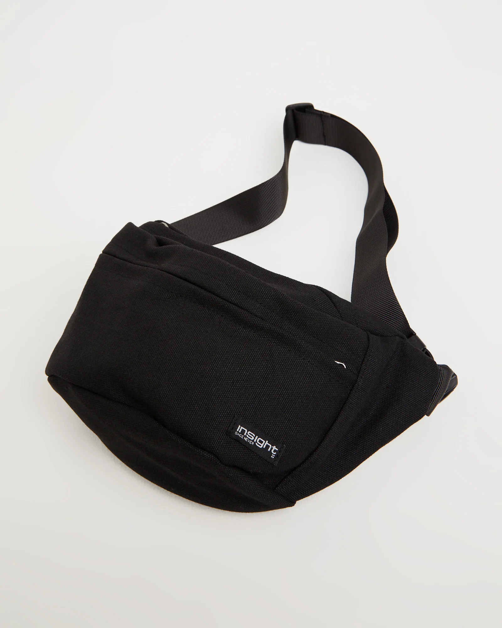 Canvas Satchel Bag in Black - Image 2