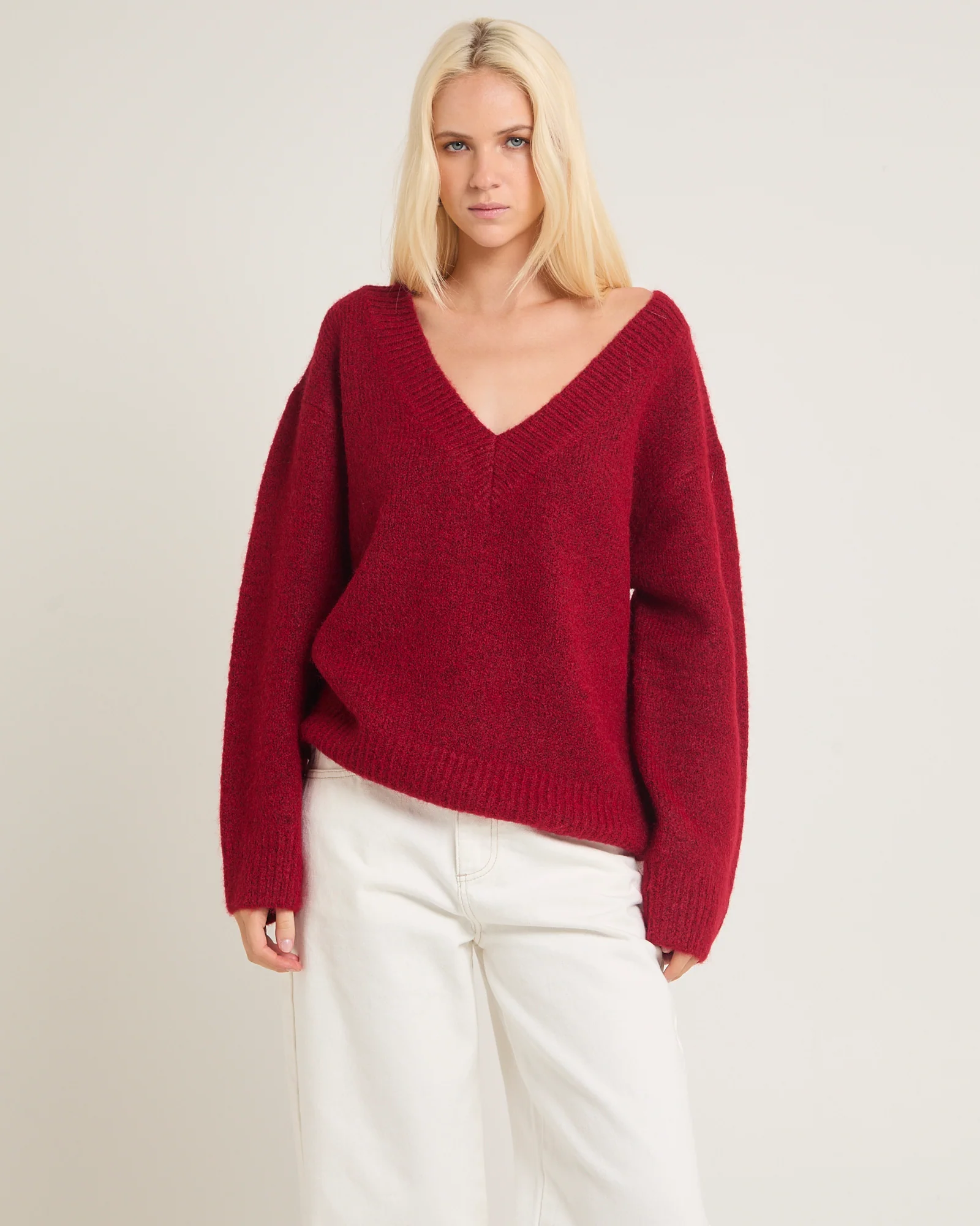 Capri V Neck Knit Jumper - Image 5