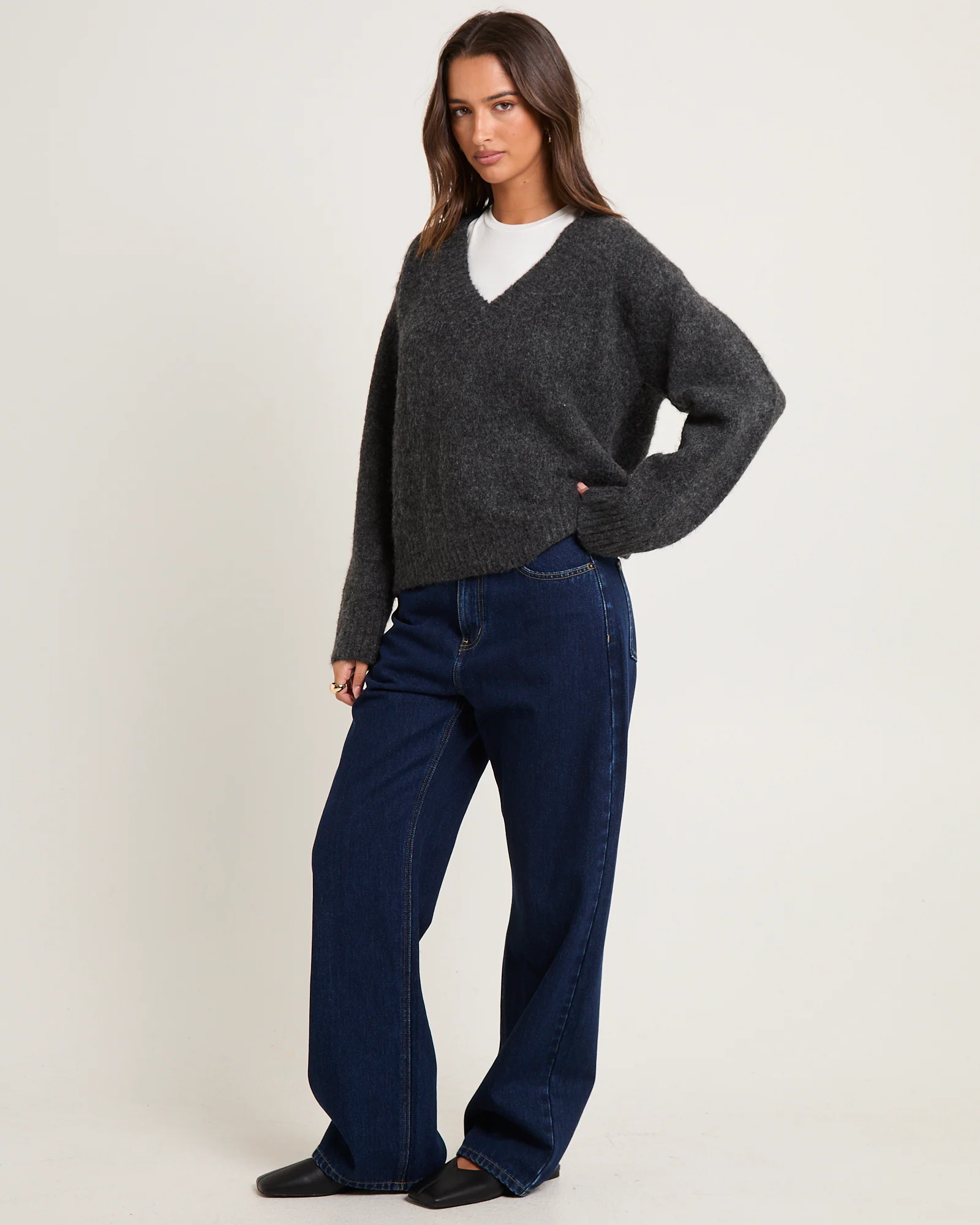 Capri V Neck Knit Jumper - Image 5