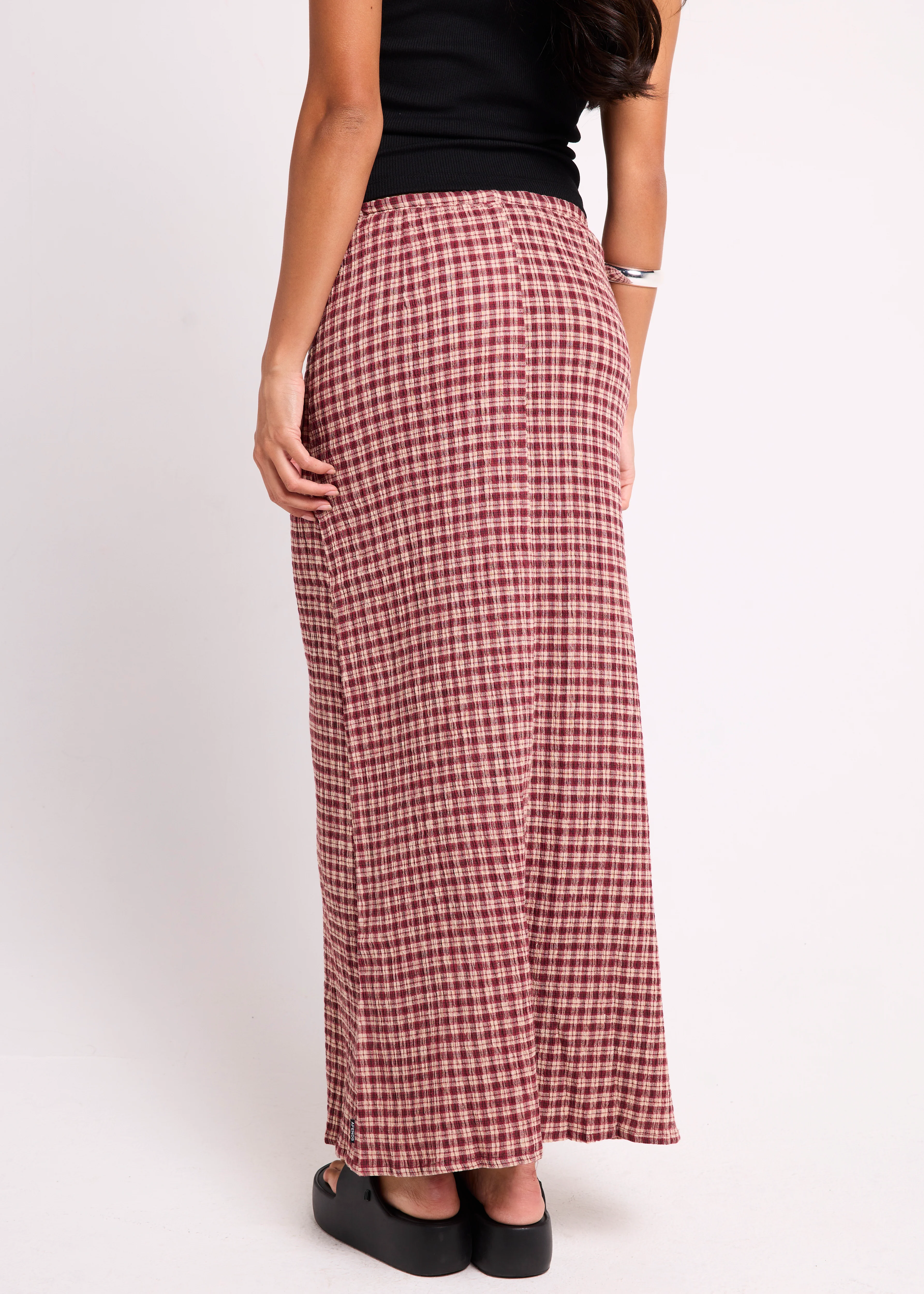 Capricorn Seersucker Maxi Skirt - Image 4