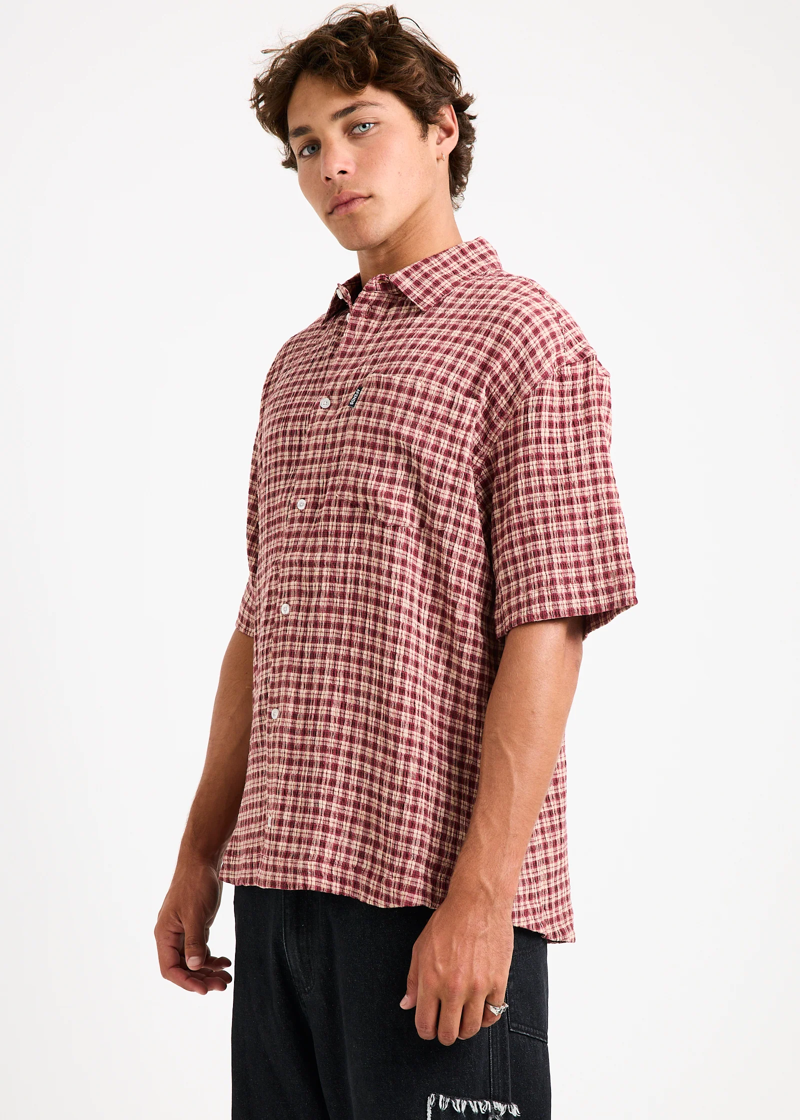 Capricorn Seersucker Short Sleeve Shirt - Image 4