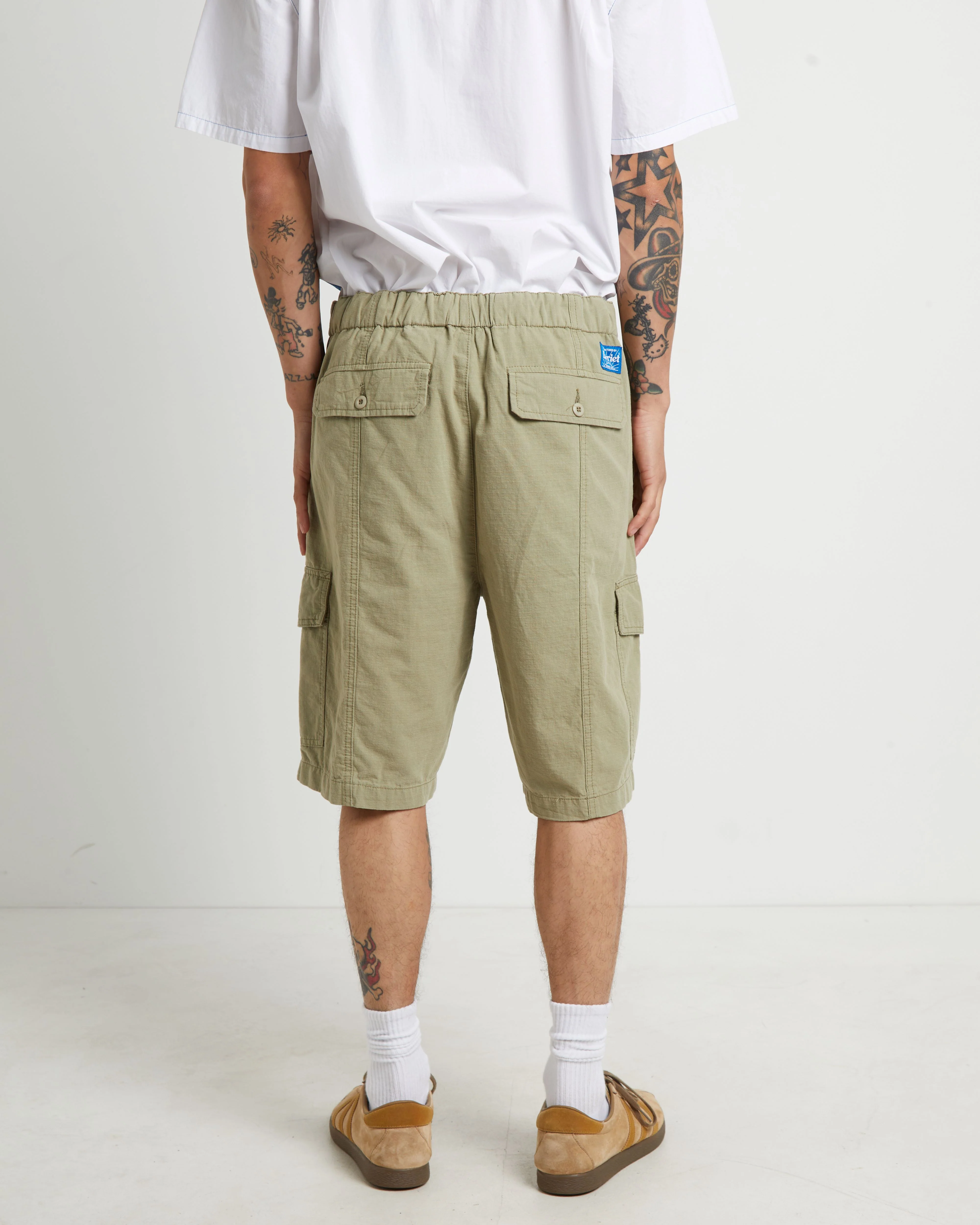 Cargo Shorts in Sage - Image 2