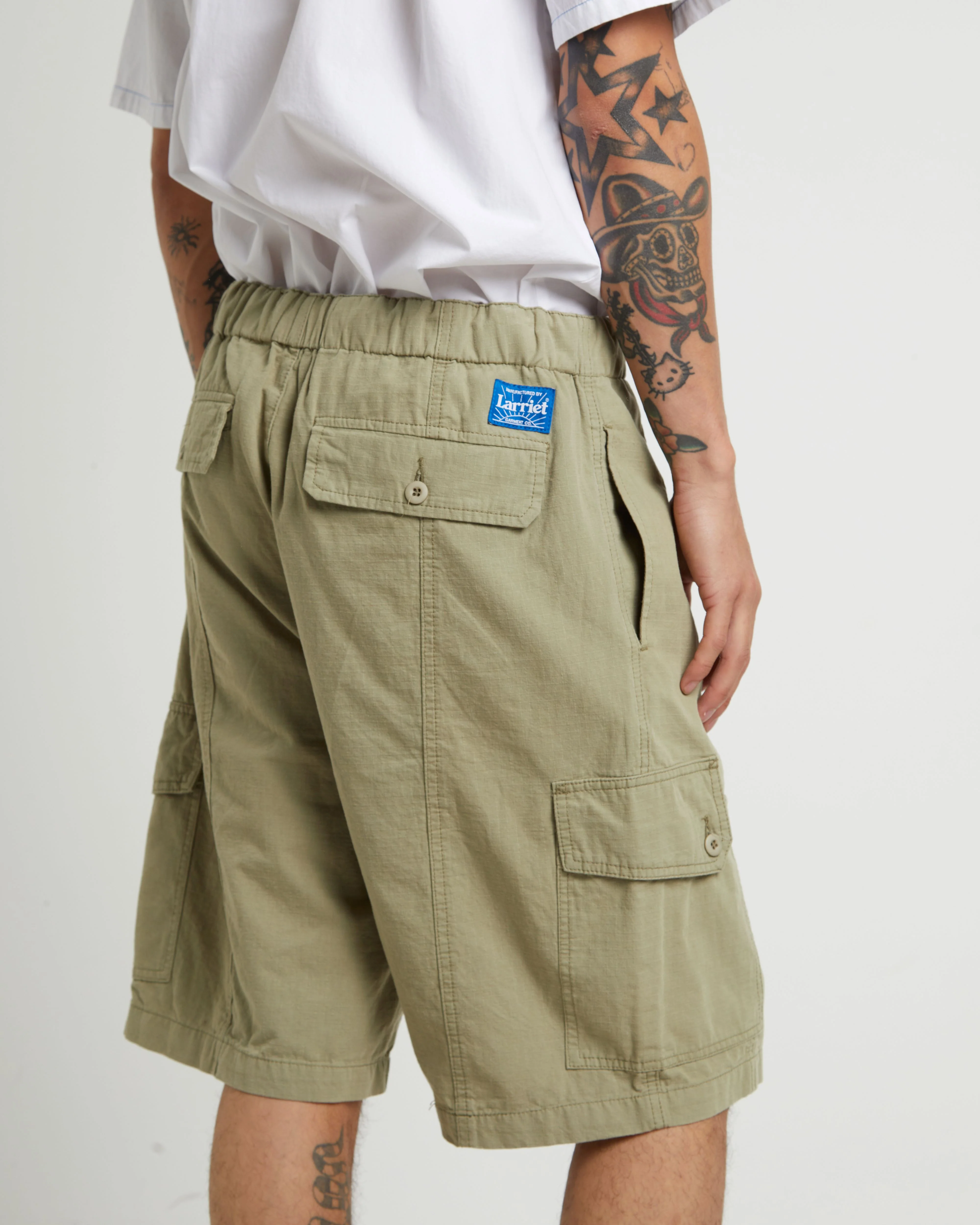Cargo Shorts in Sage - Image 6