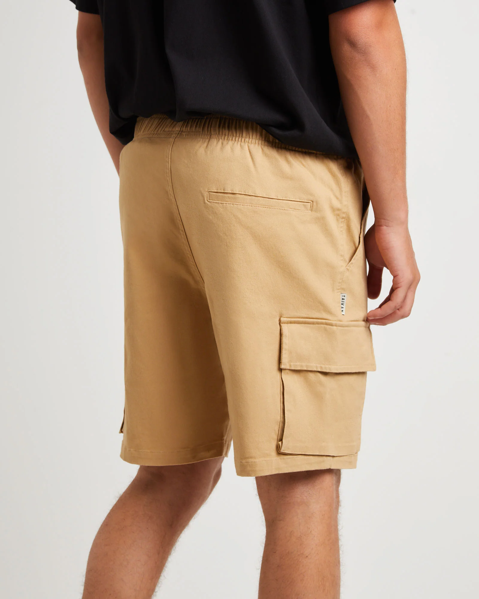 Cargo Shorts in Tan - Image 6