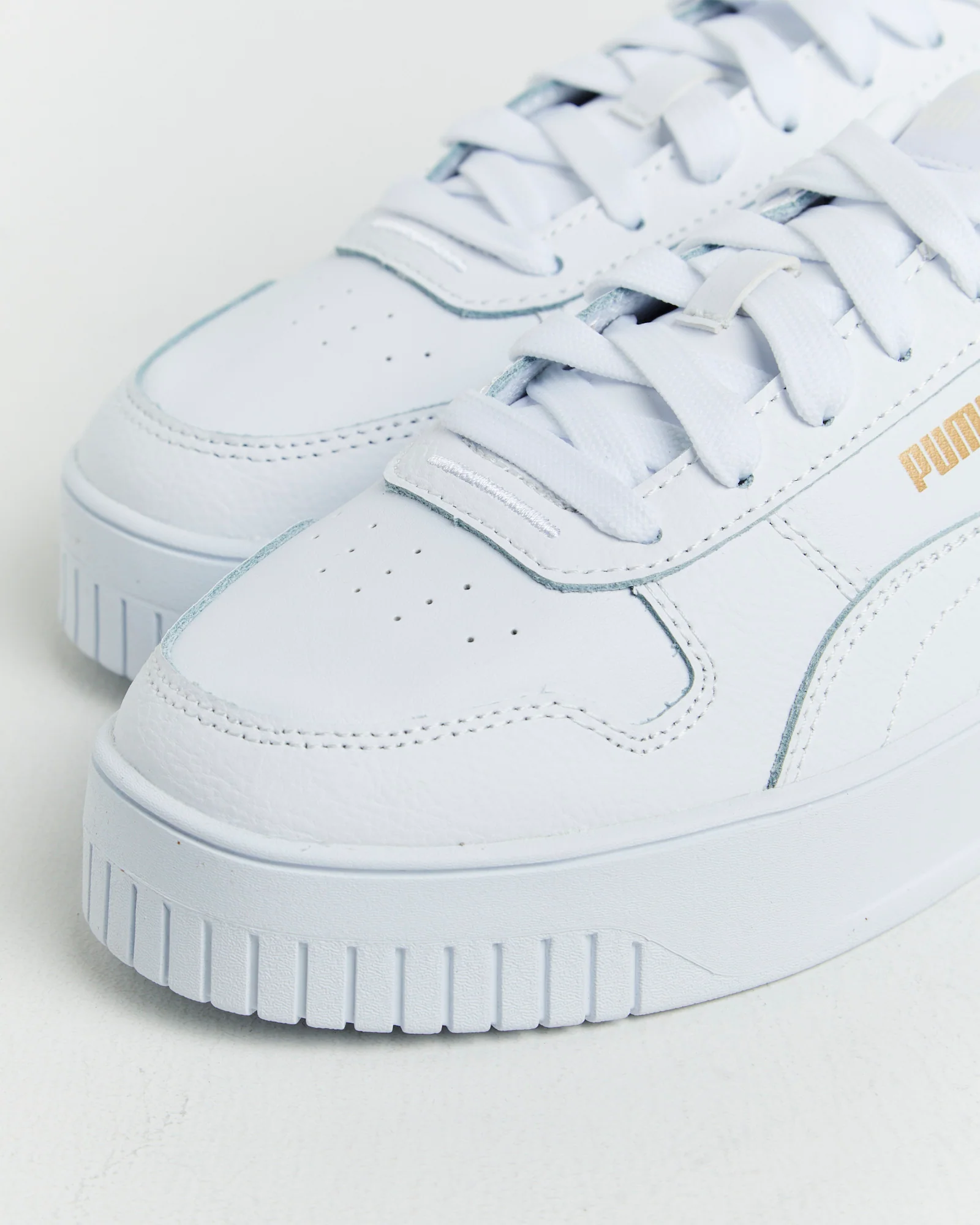 Carina Street Puma Sneakers in White/Gold - Image 5