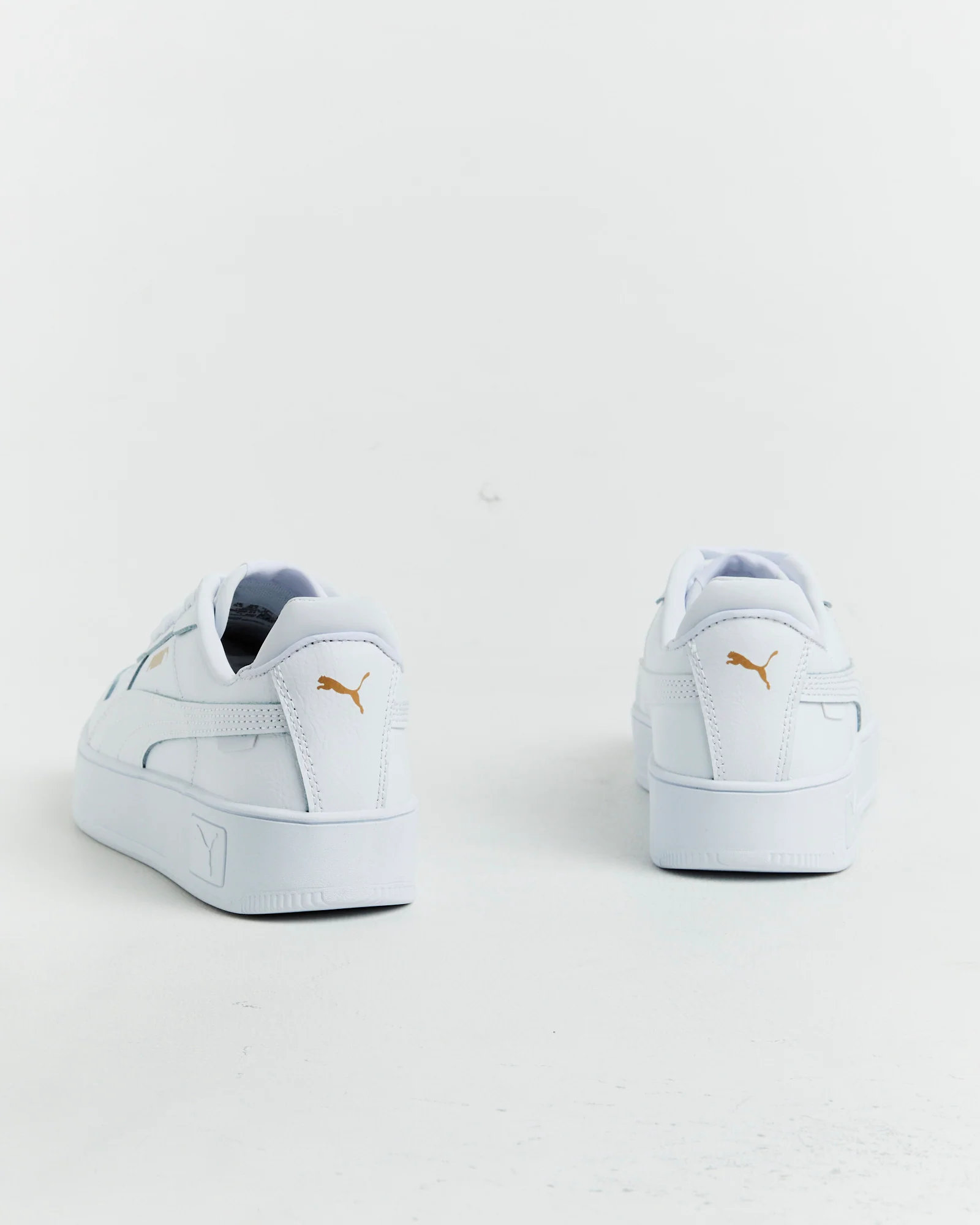 Carina Street Puma Sneakers in White/Gold - Image 6