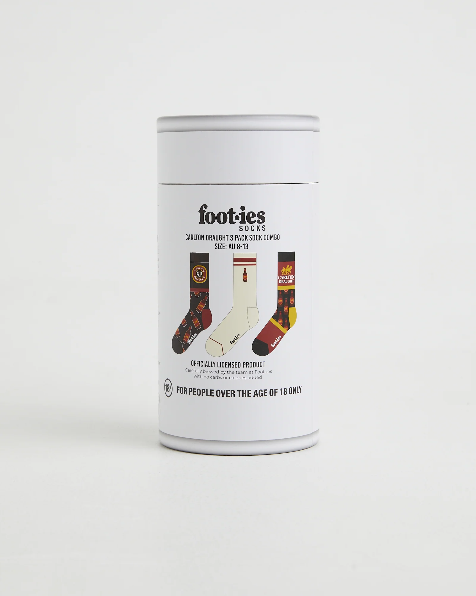 Carlton Draught Combo Socks 3 Pack Gift Can in Assorted - Image 4