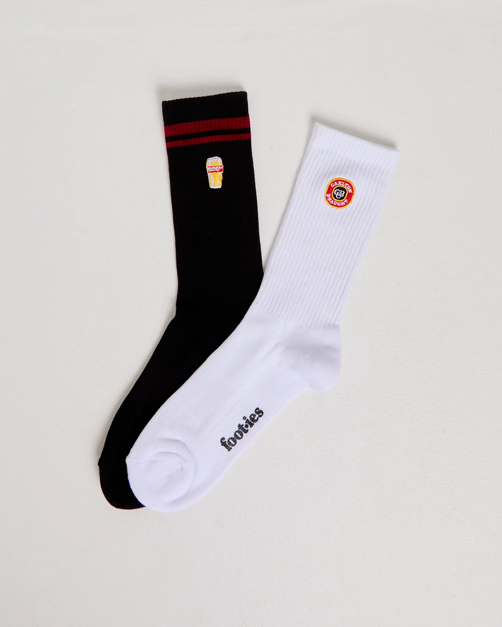 Carlton Draught Micro Pint Sneaker Socks 2 Pack - Image 2