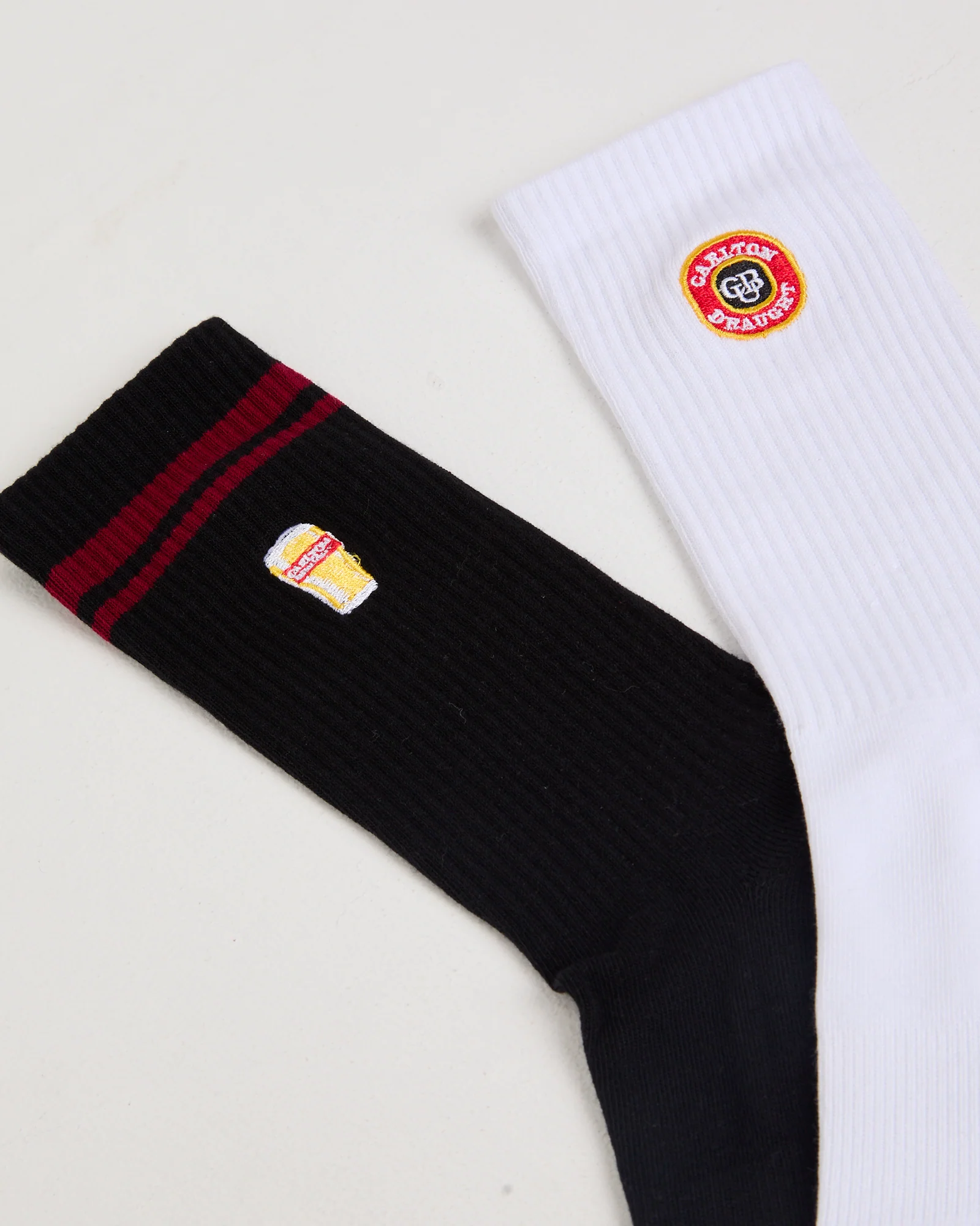 Carlton Draught Micro Pint Sneaker Socks 2 Pack - Image 3