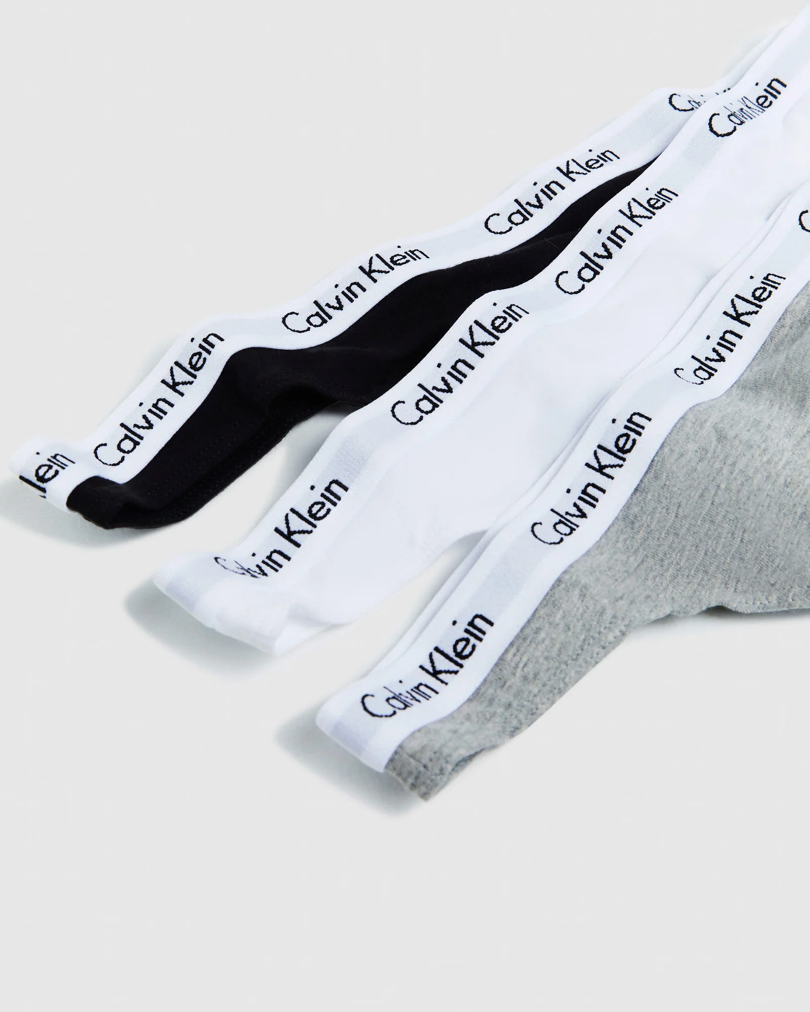 Carousel G-String 3 Pack Black/Grey/White - Image 2