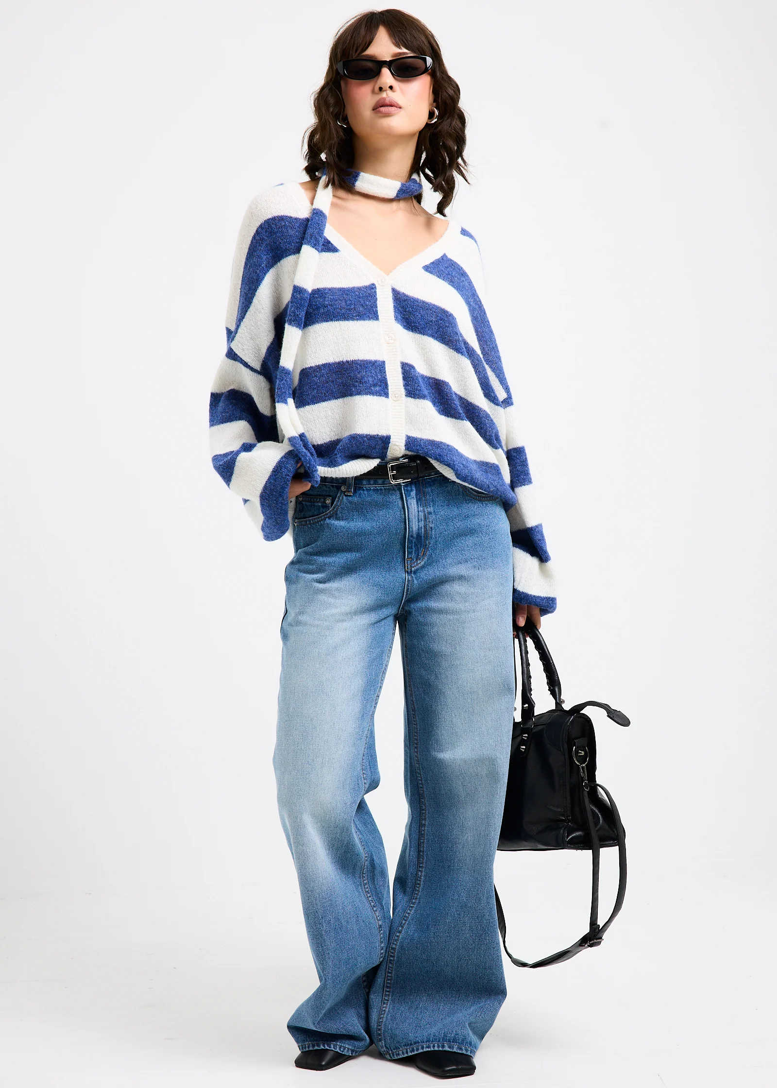 Catalina V-Neck Oversized Cardi - Image 2
