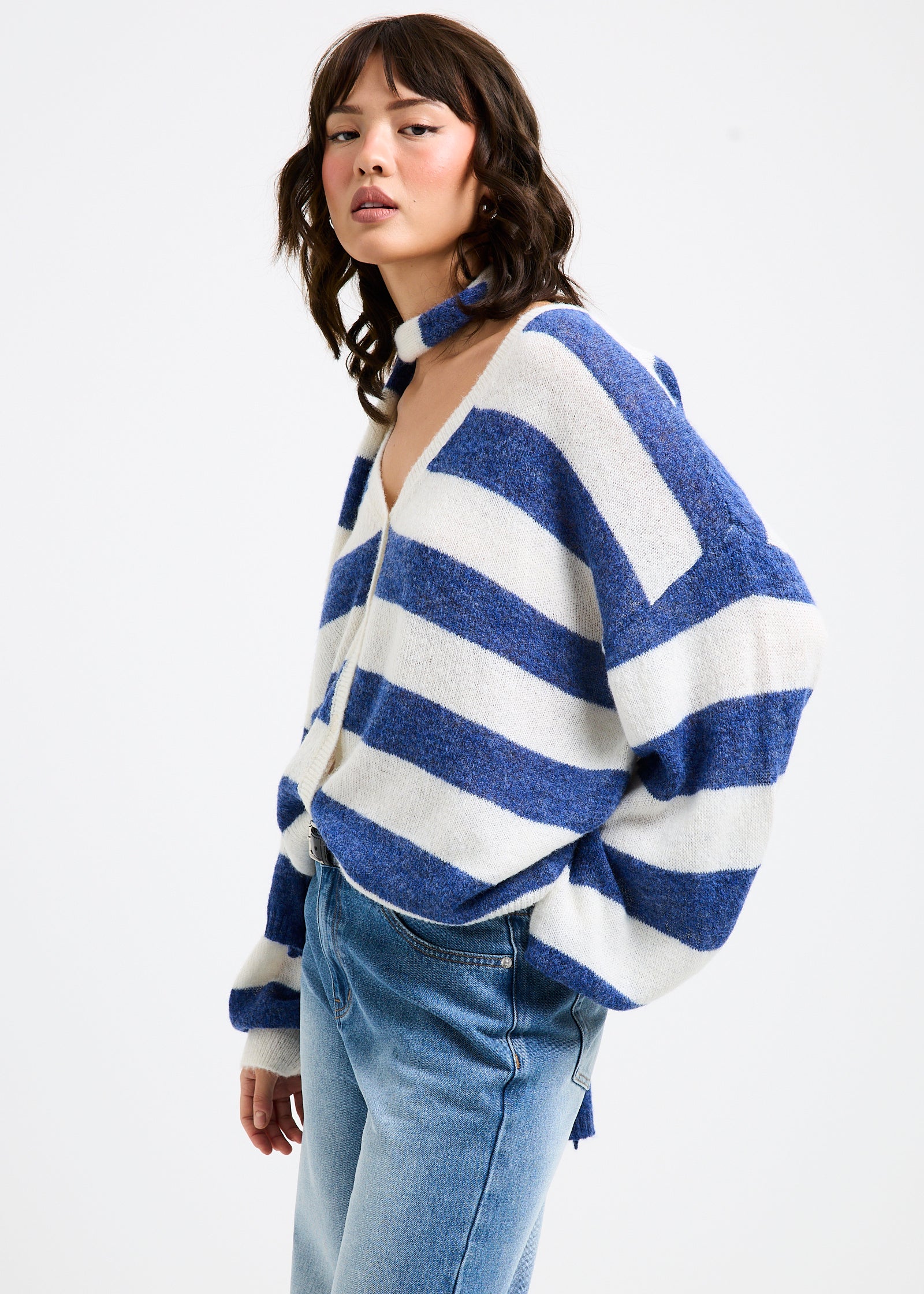 Catalina V-Neck Oversized Cardi - Image 4