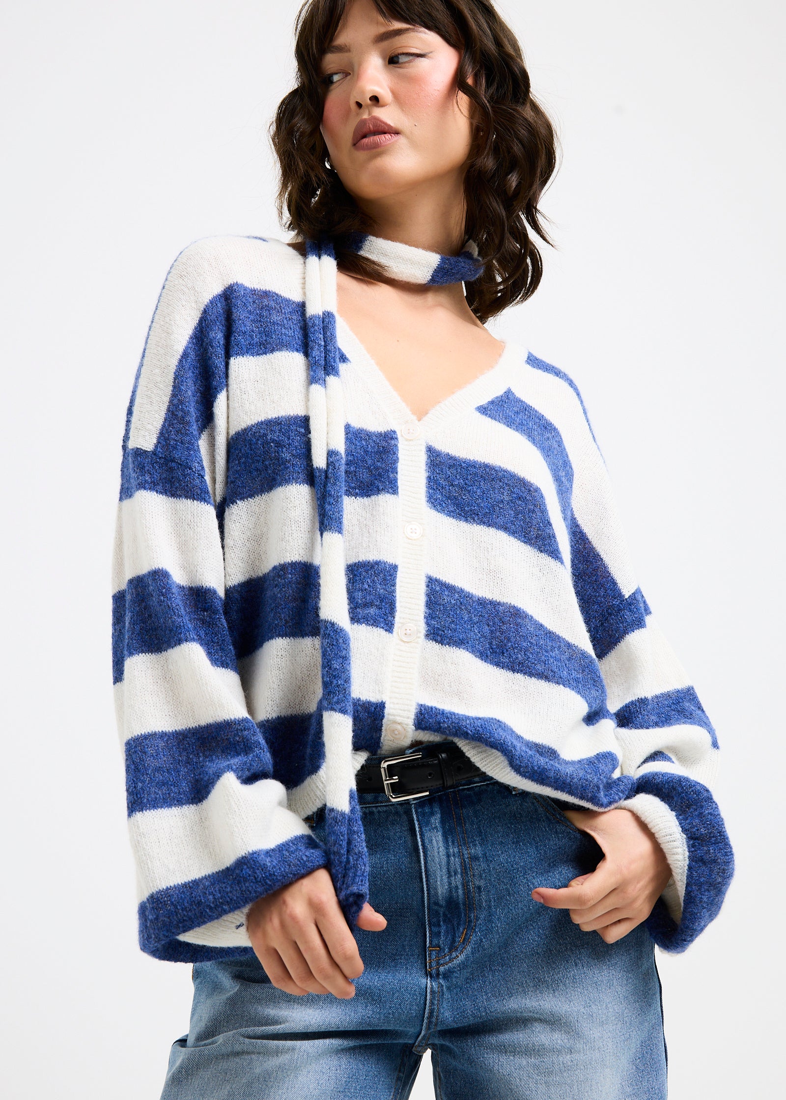 Catalina V-Neck Oversized Cardi - Image 5