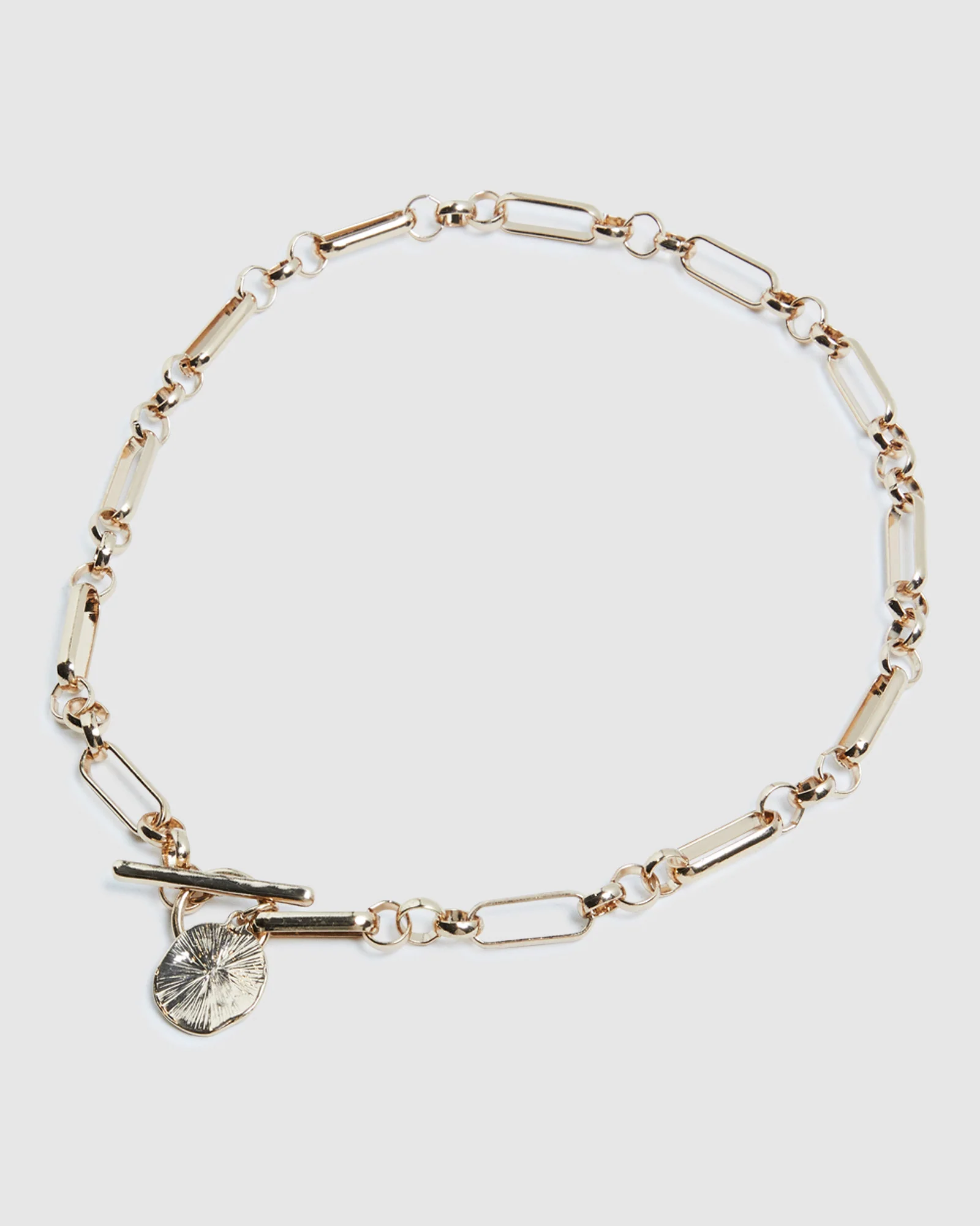 Cecile Chunky Coin Choker Gold - Image 2