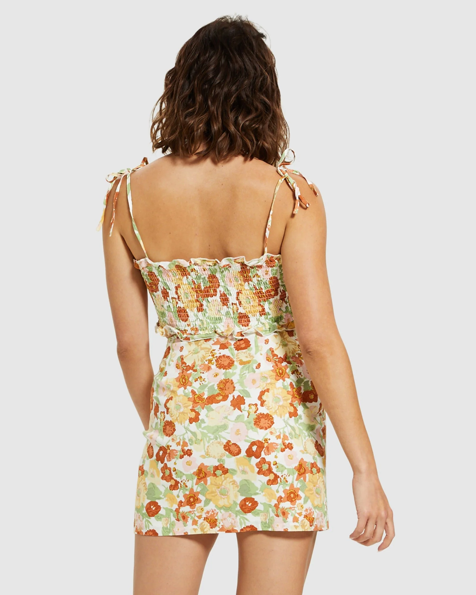 Celest Floral Shirred Top - Image 2