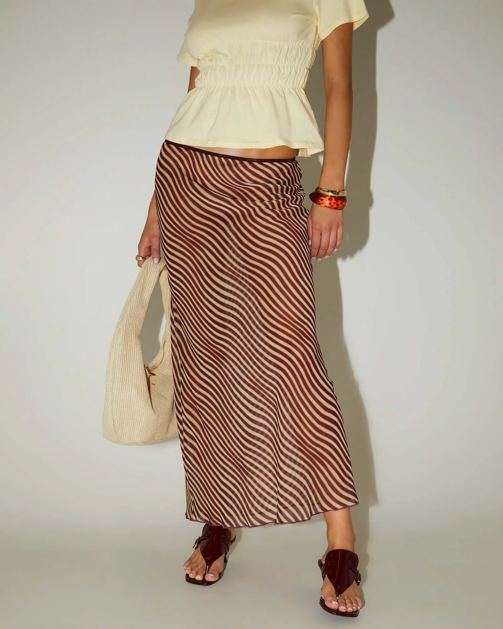 Celly Sheer Maxi Skirt - Image 2
