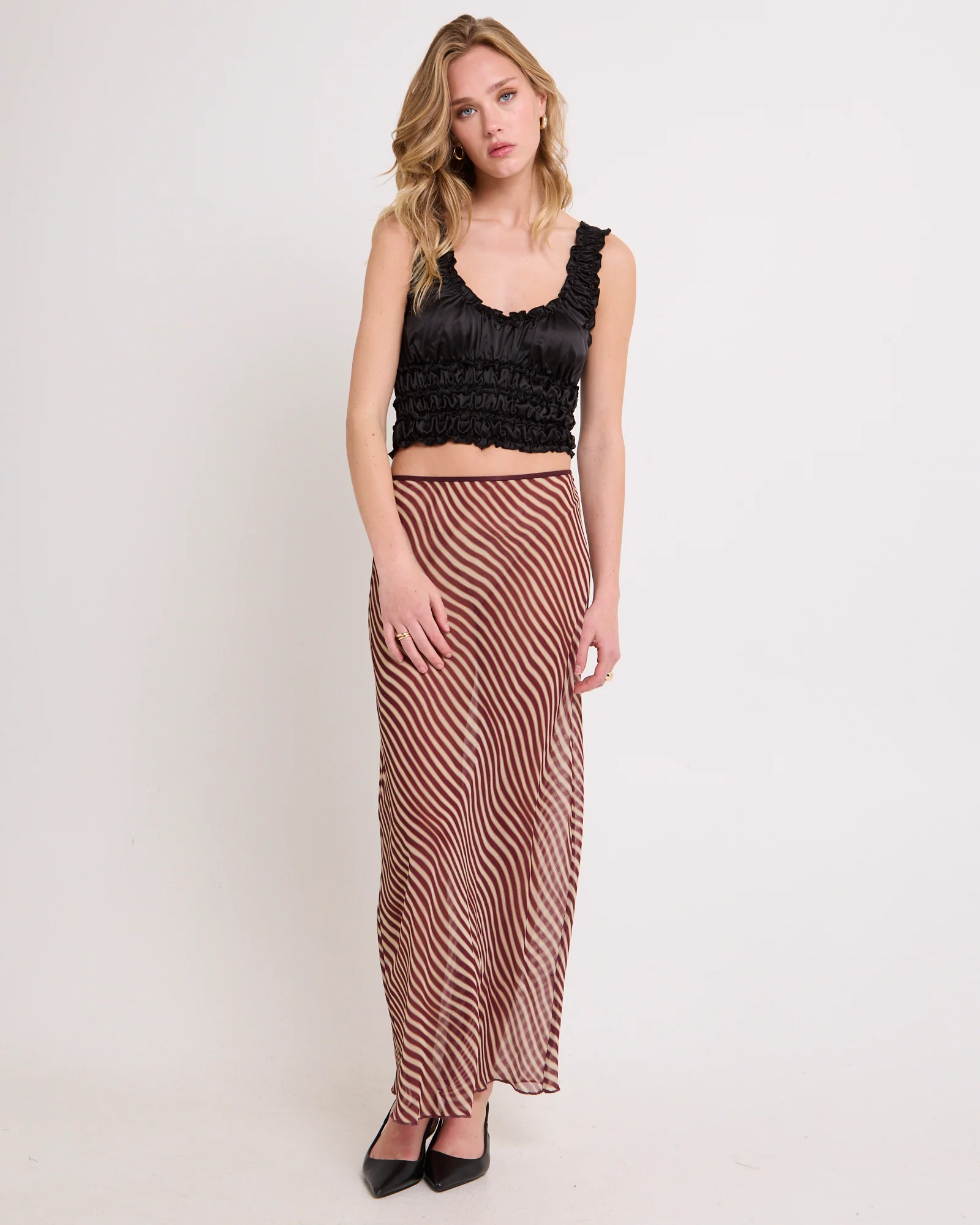 Celly Sheer Maxi Skirt - Image 3