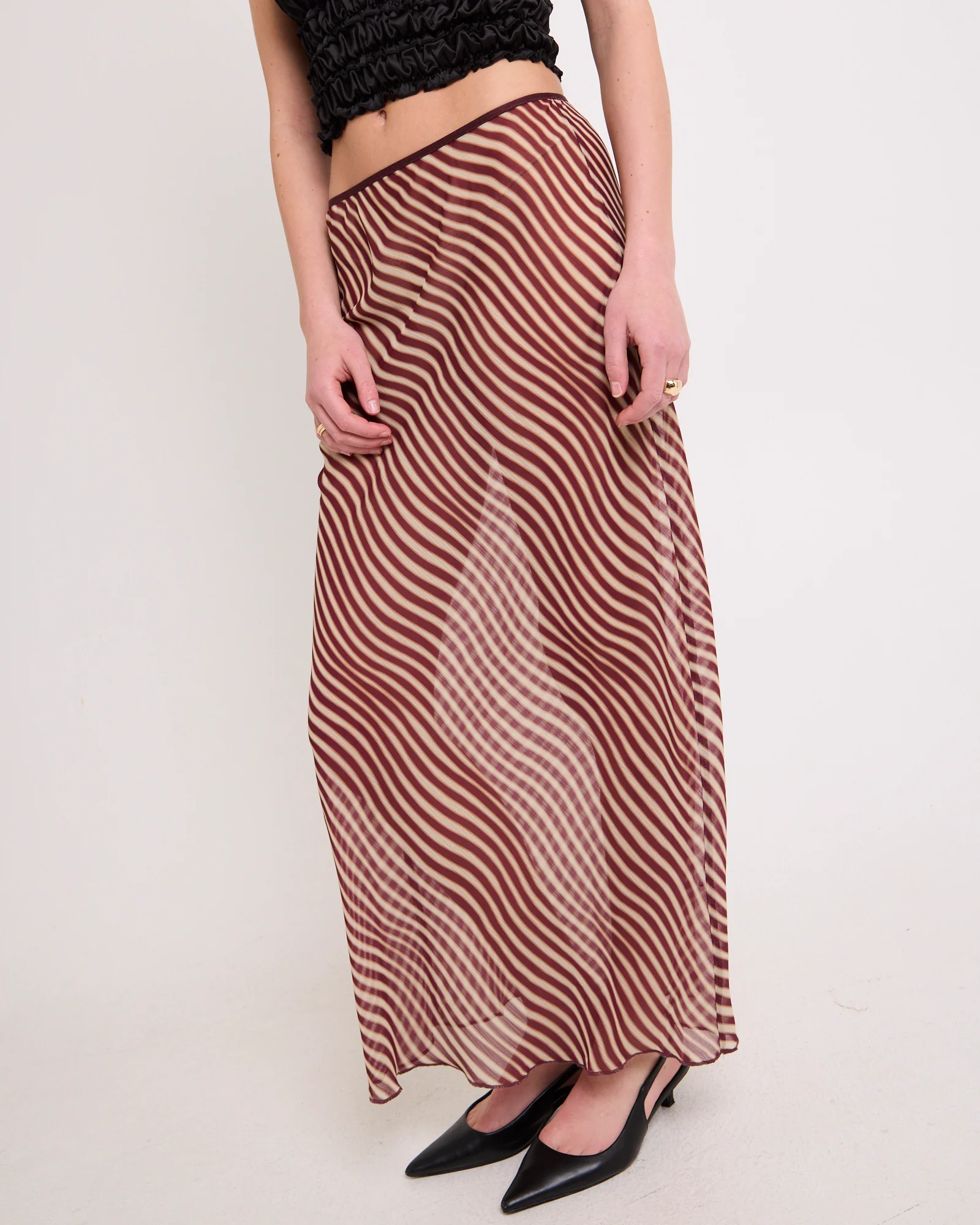 Celly Sheer Maxi Skirt - Image 4