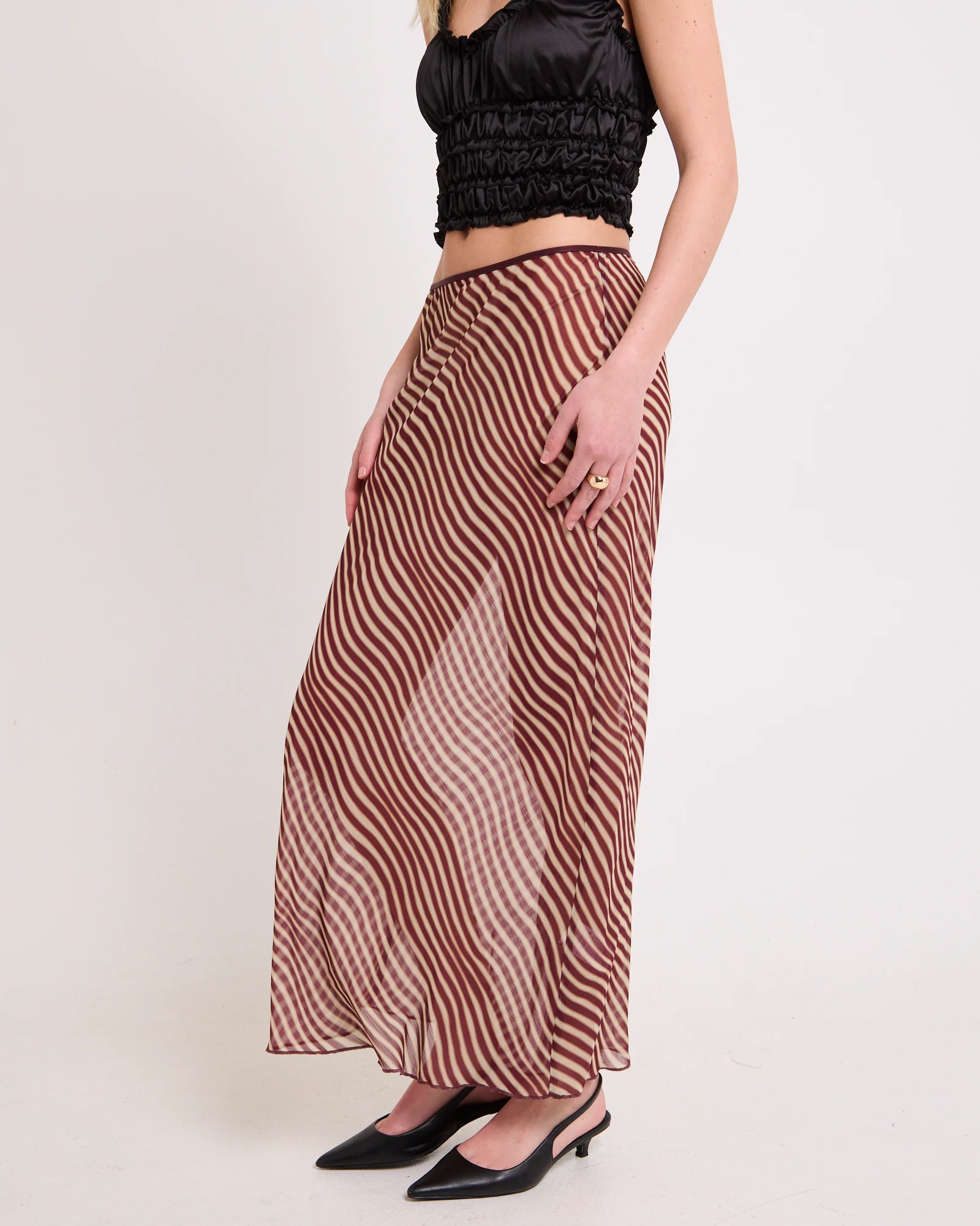 Celly Sheer Maxi Skirt - Image 6