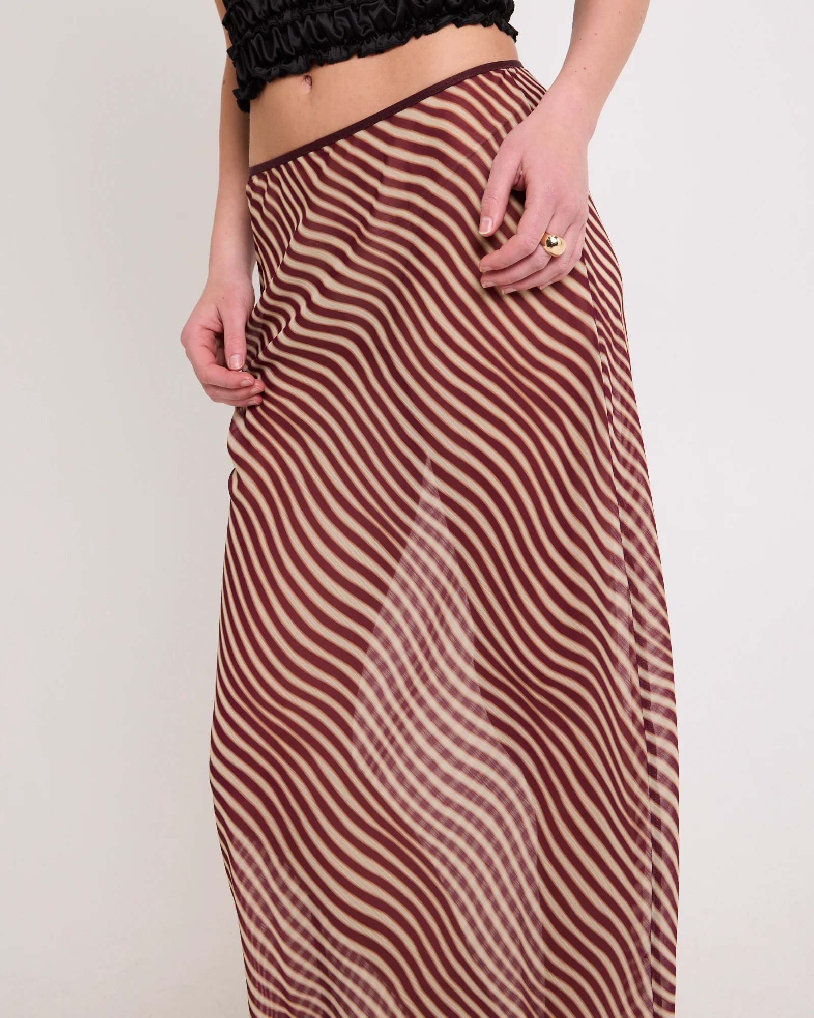 Celly Sheer Maxi Skirt - Image 8