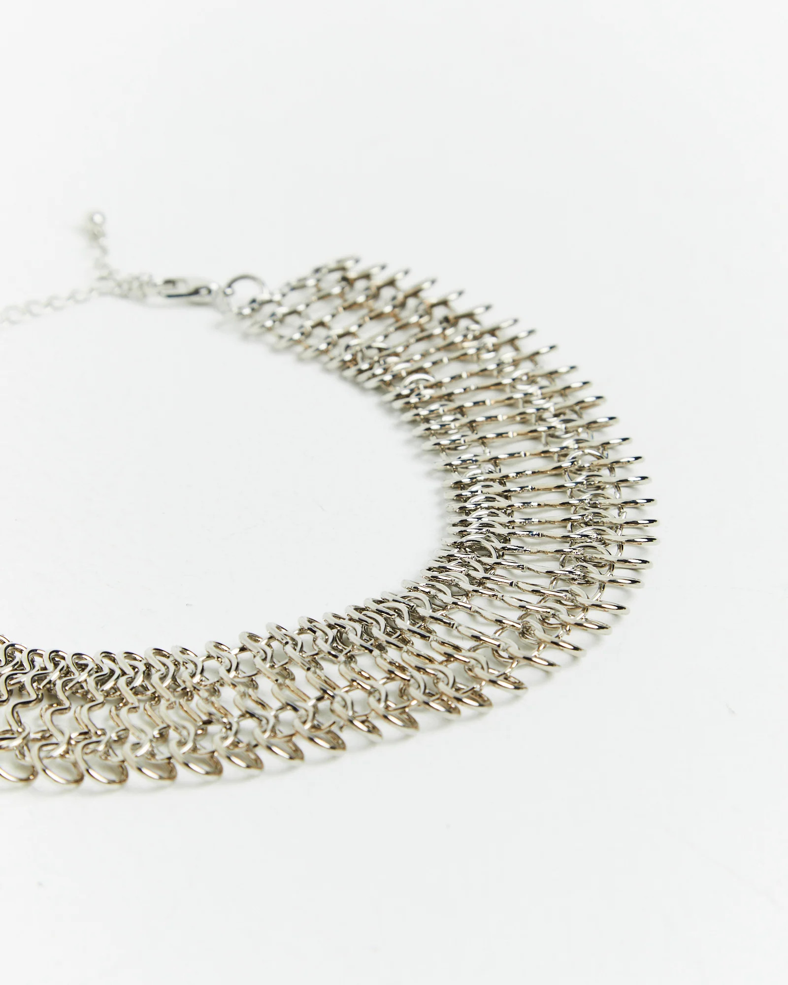 Chain Link Chocker Silver - Image 2