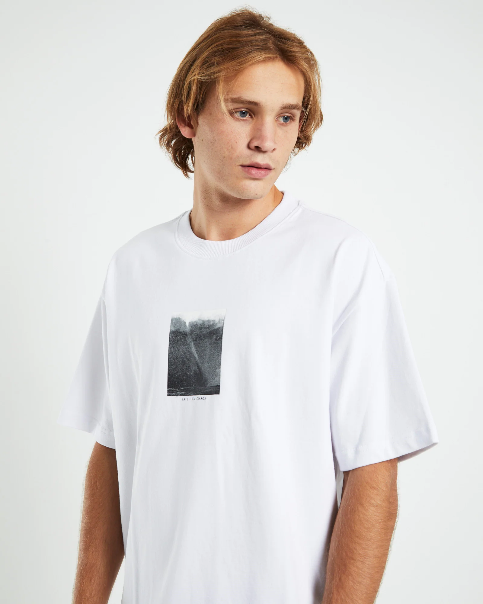 Chaos Faith Short Sleeve T-Shirt White - Image 5
