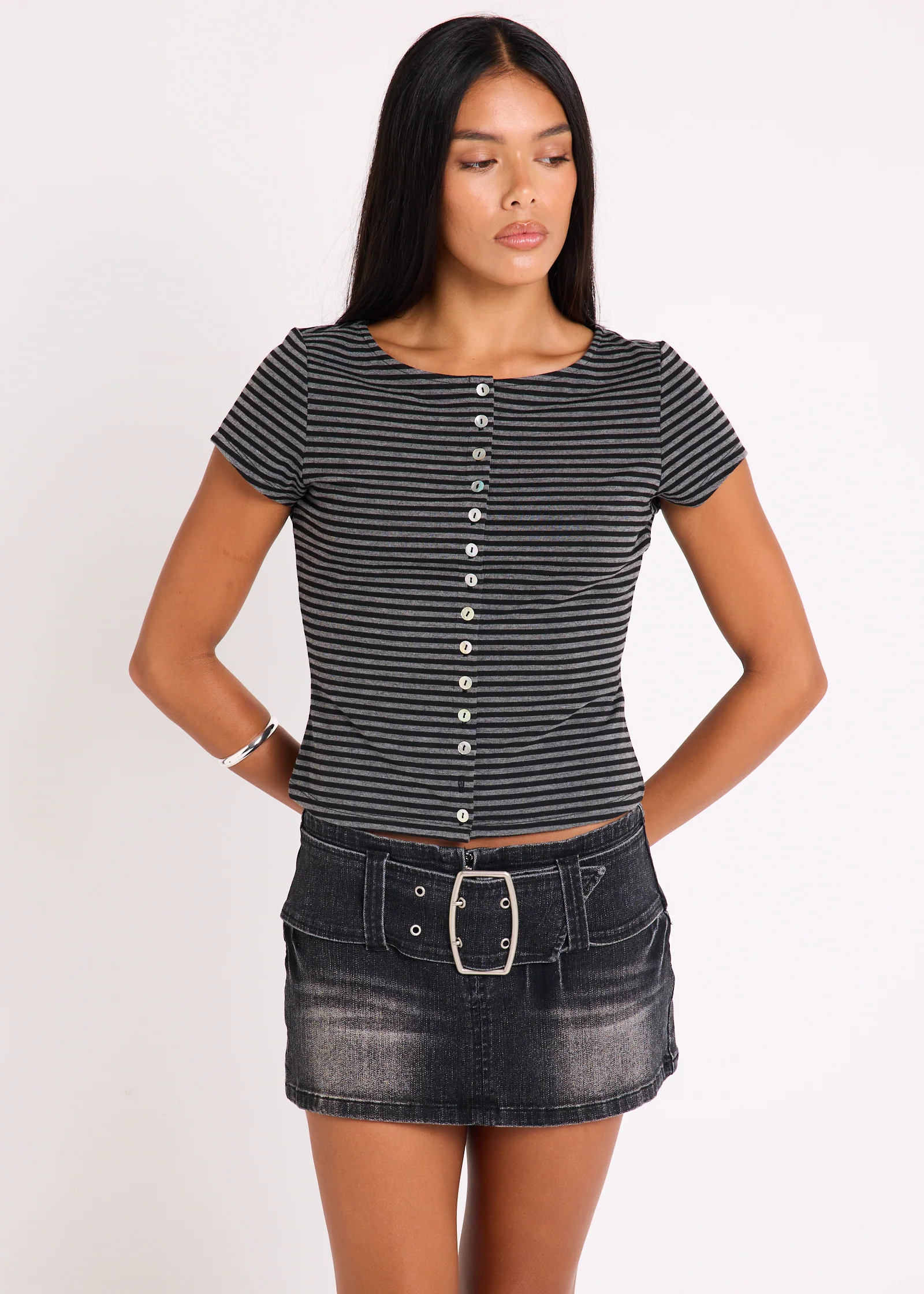Charli Button Up Top - Image 3
