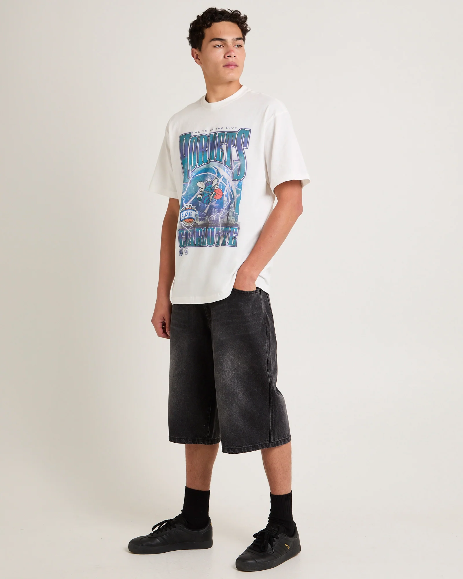 Charlotte Hornets City Strike T-Shirt - Image 4