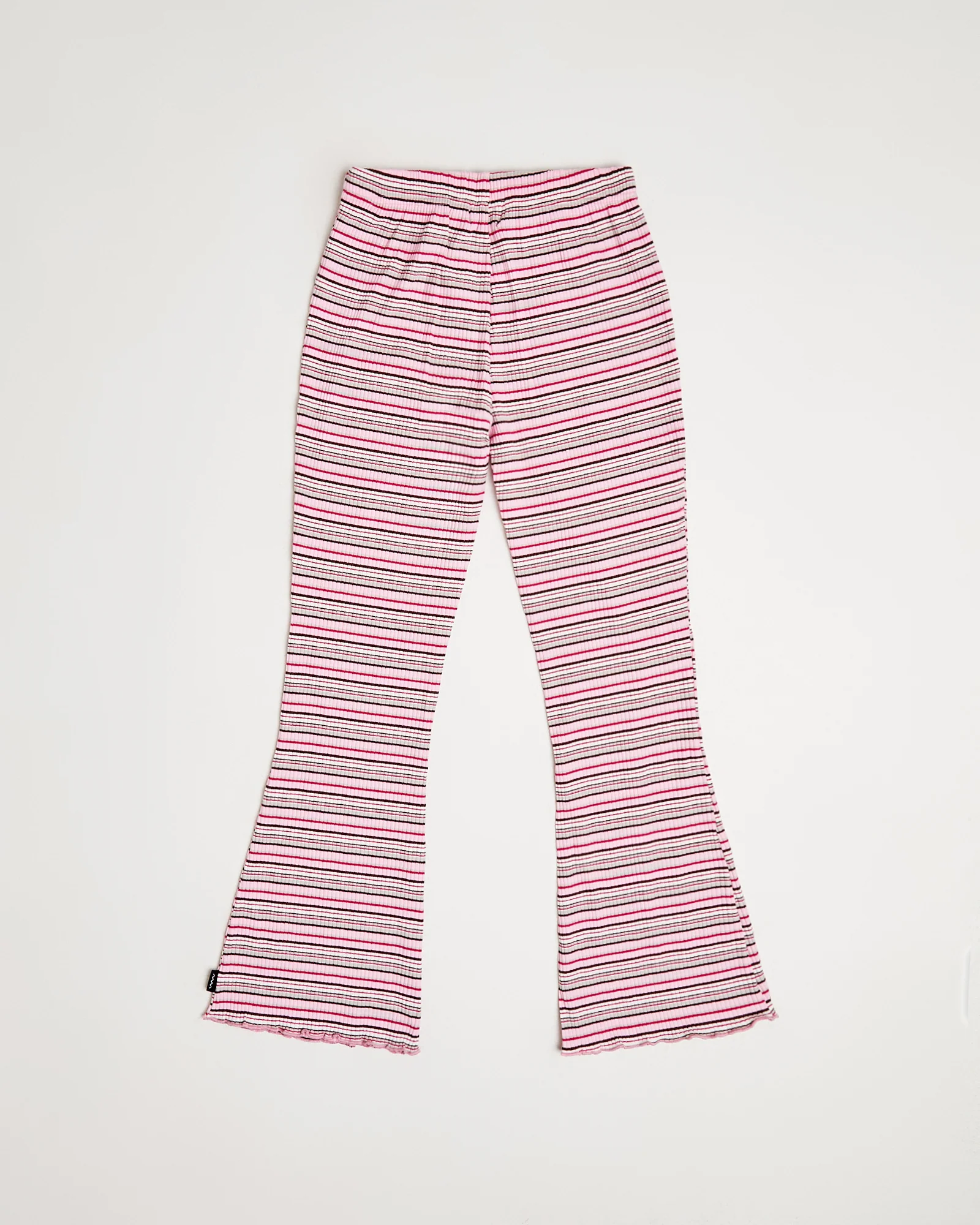 Charlotte Striped Ribbed Flare Pants - Image 2