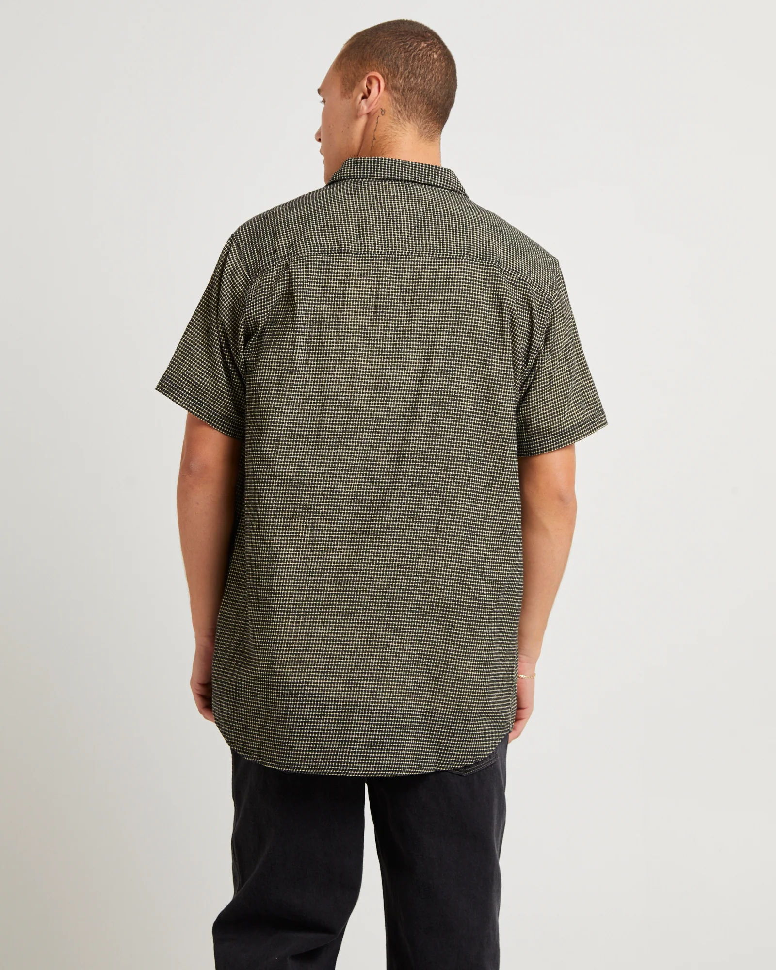 Check Crepe Shirt - Image 3