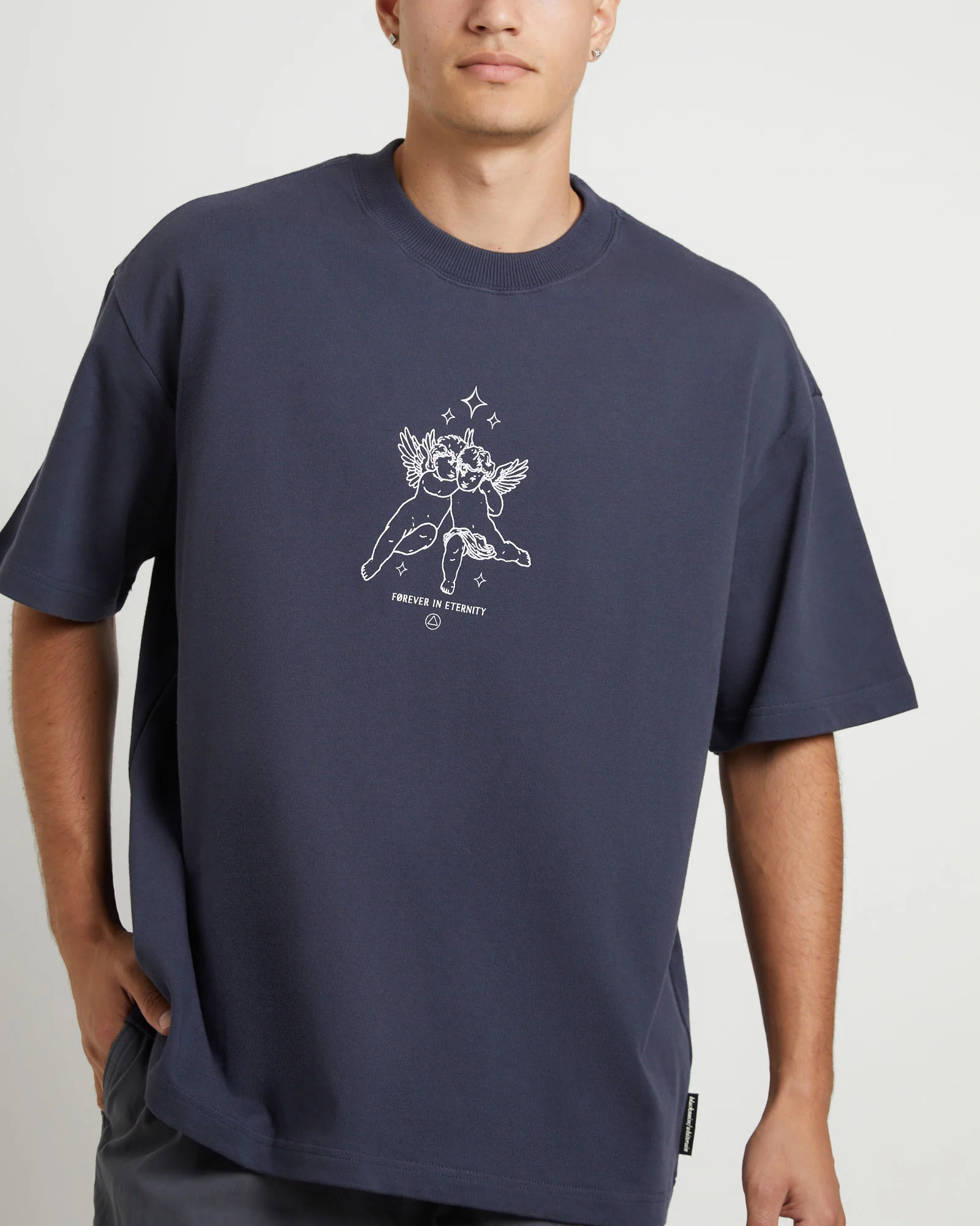 Cherub Short Sleeve T-Shirt in Ink - Image 5