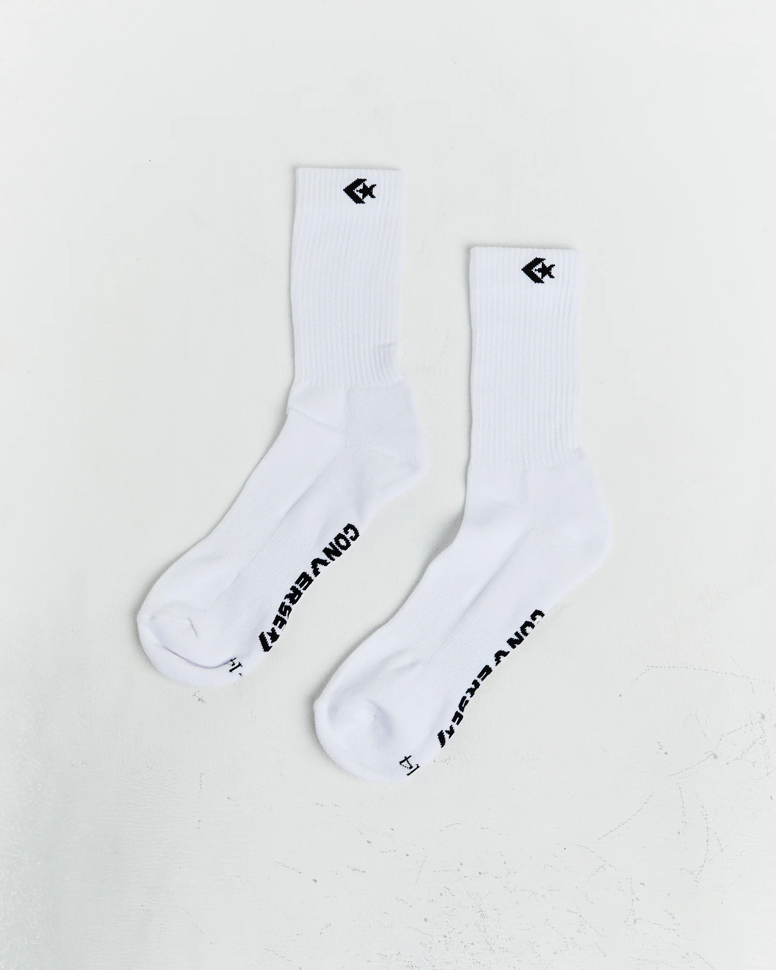 Chevron Crew Socks 3 Pack in White - Image 3
