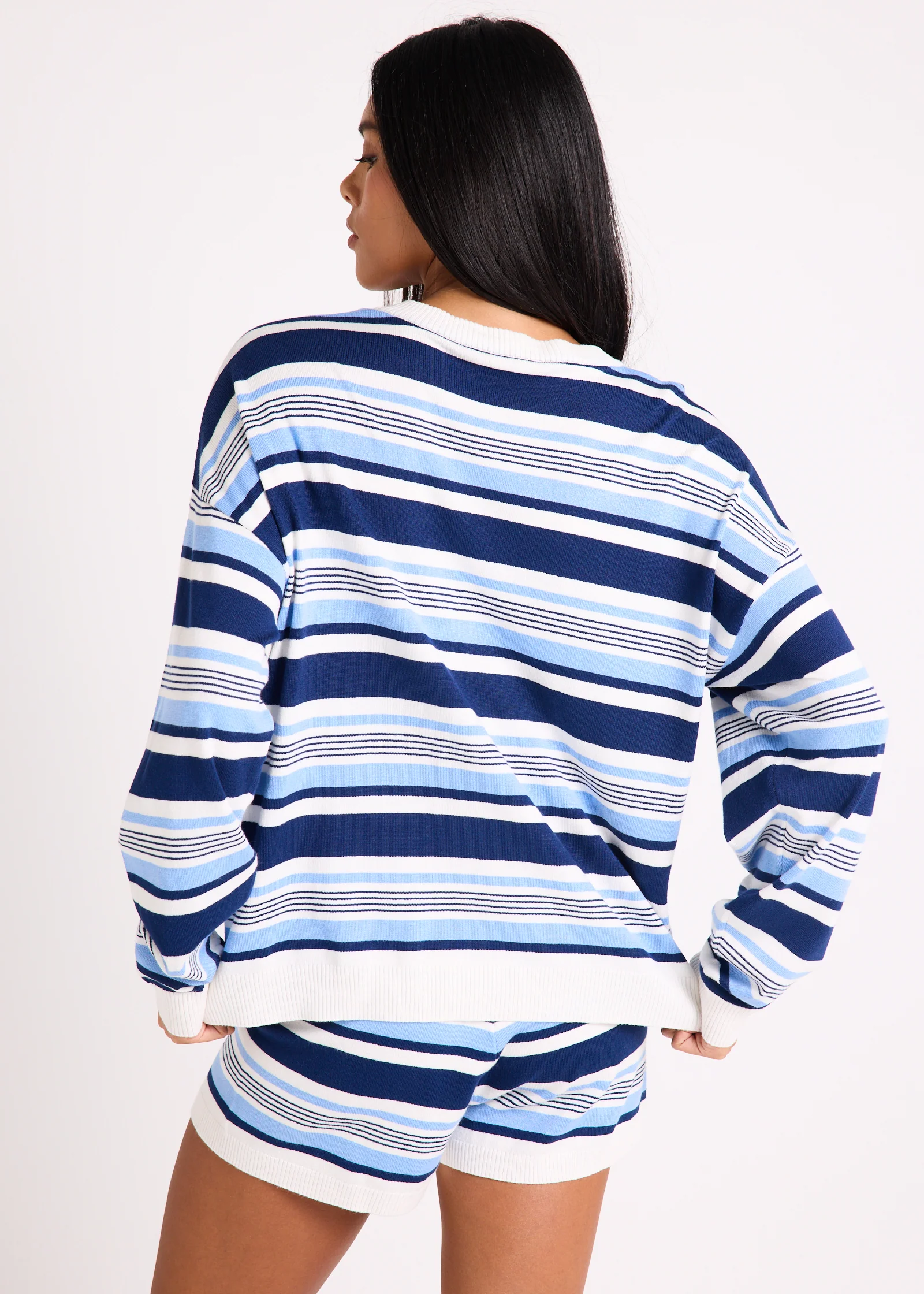 Chiara Stripes Knit Shorts - Image 5