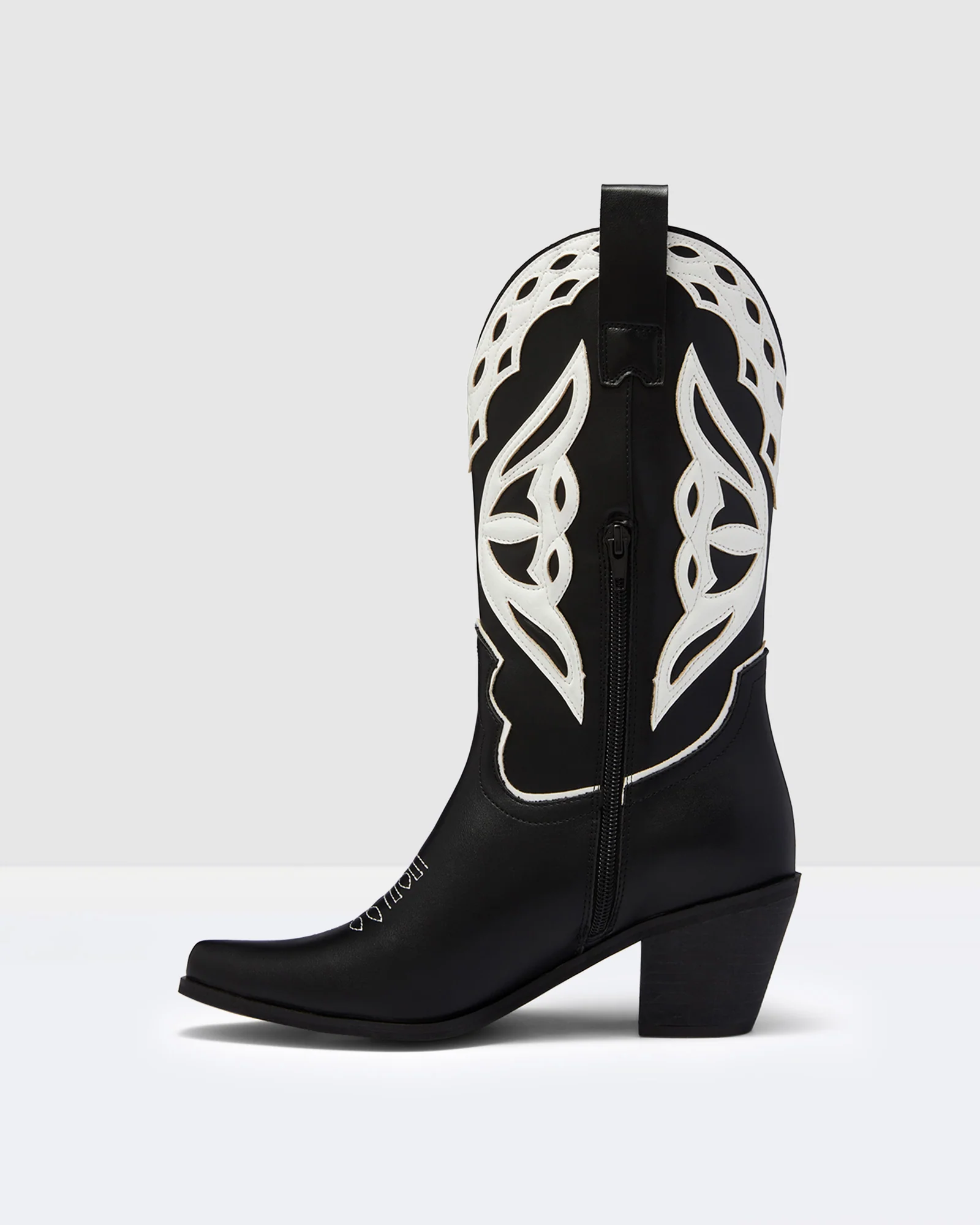 Chicago Boots Black/White - Image 2