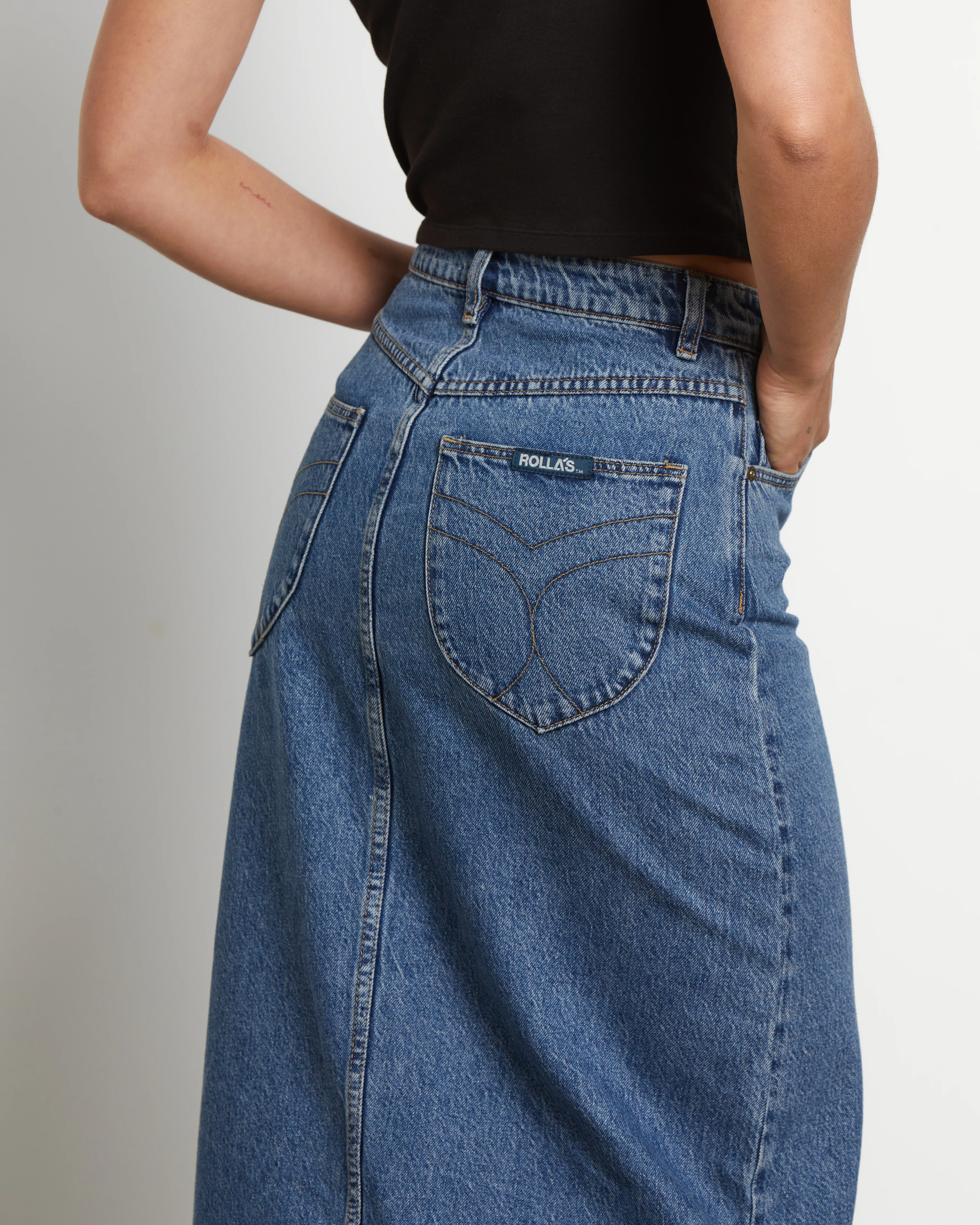 Chicago Midi Denim Skirt - Image 6
